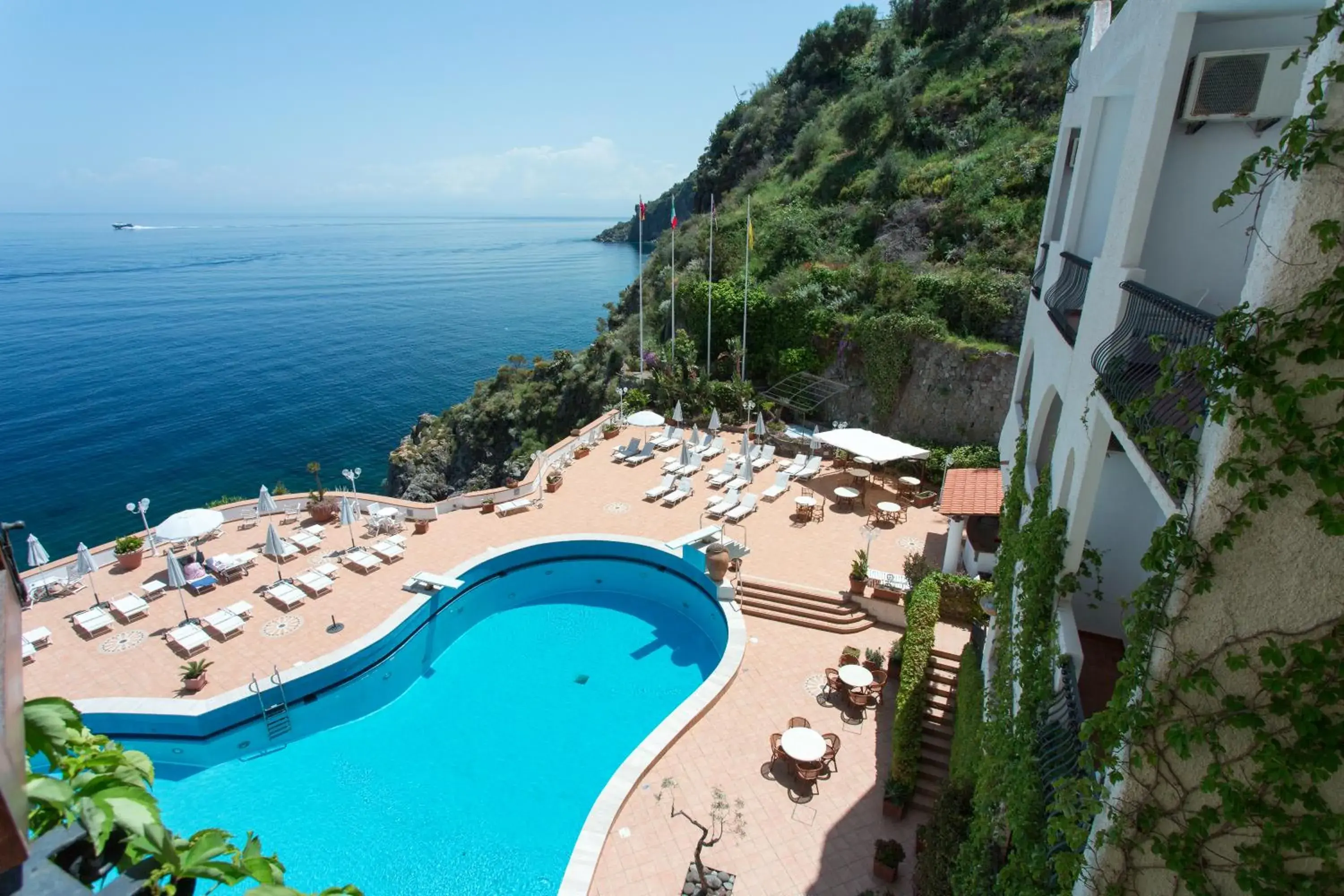 Pool View in Hotel Carasco