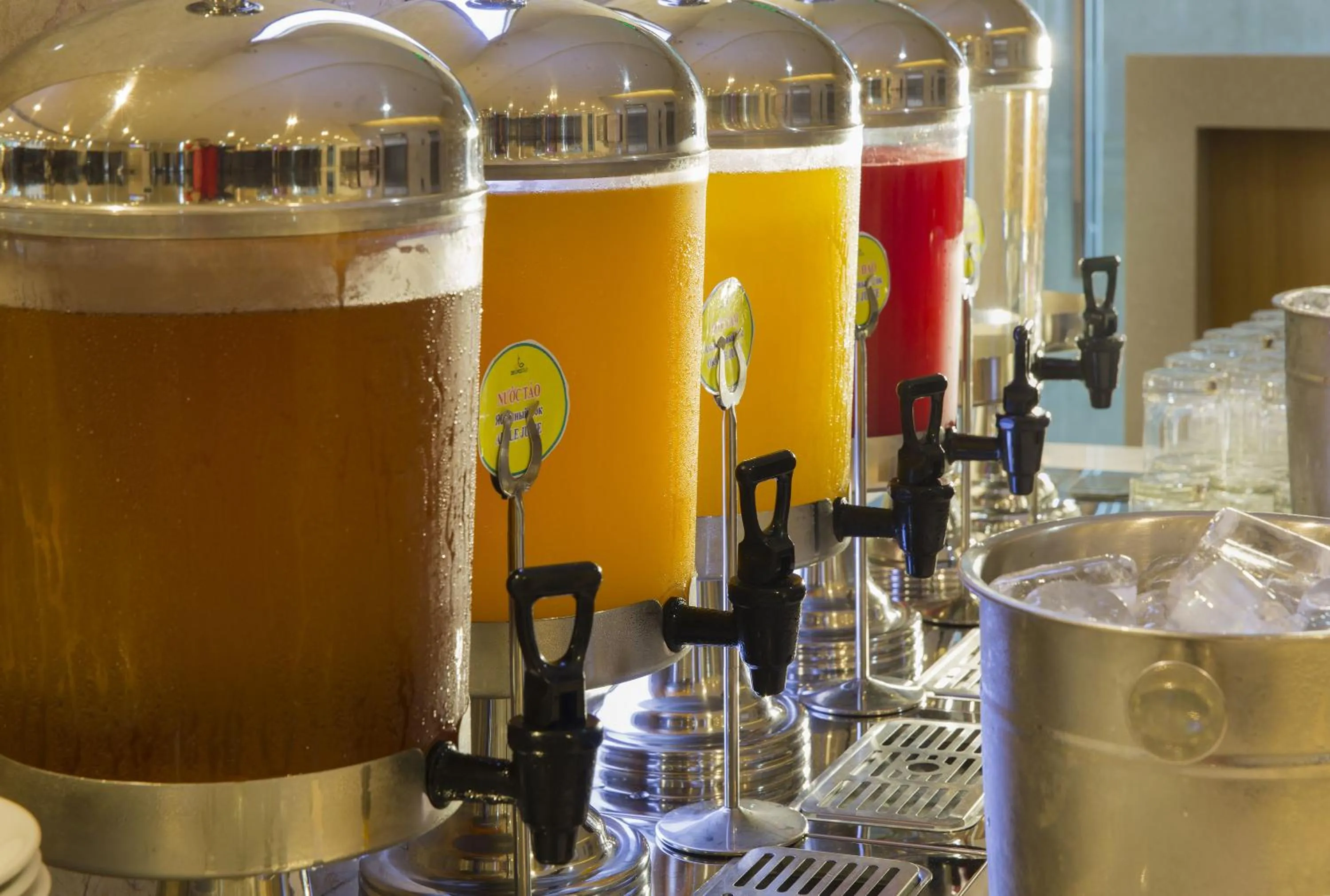 Buffet breakfast in Dendro Gold Hotel