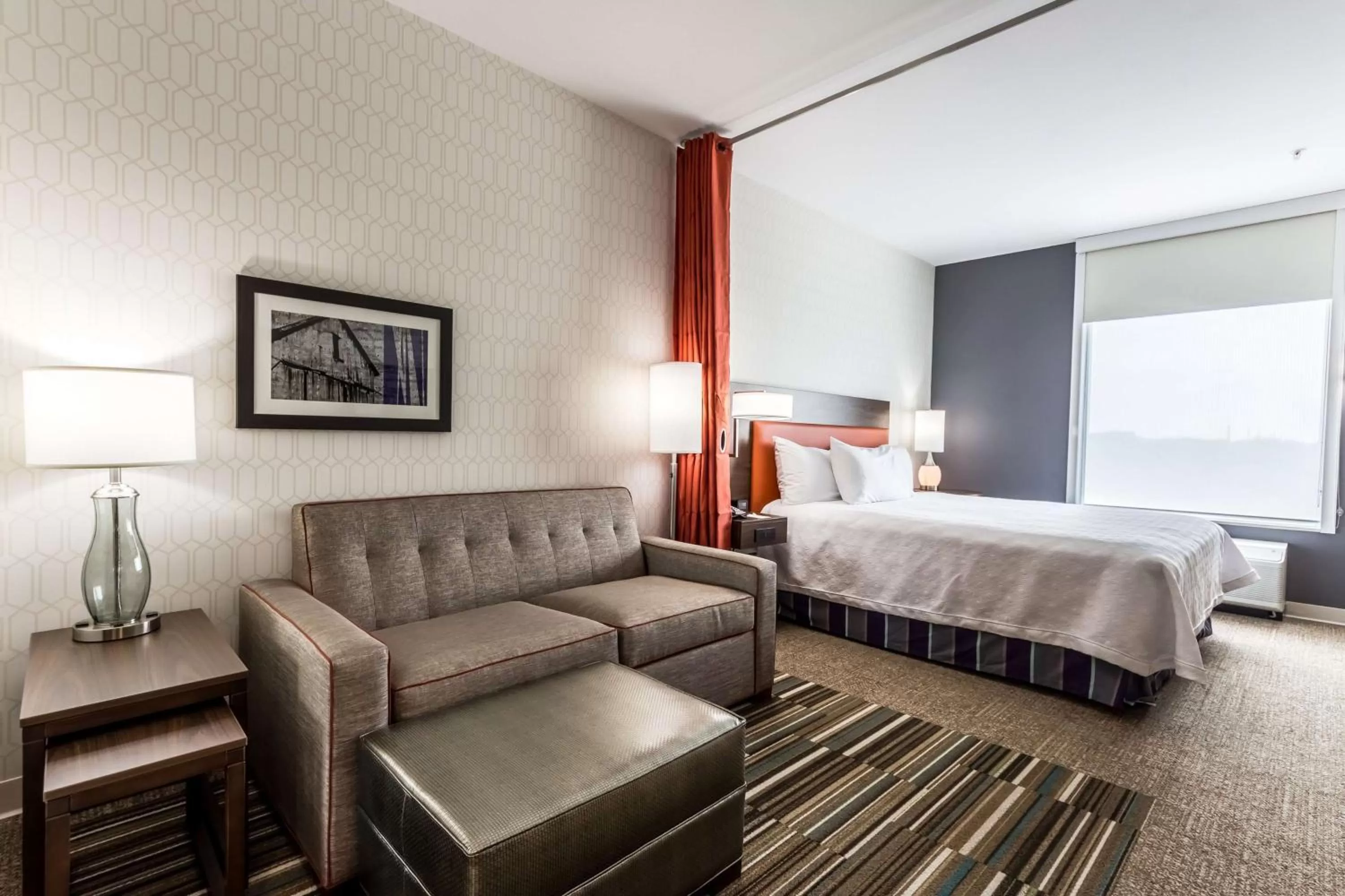 Bed in Home2 Suites By Hilton Fort Worth Northlake