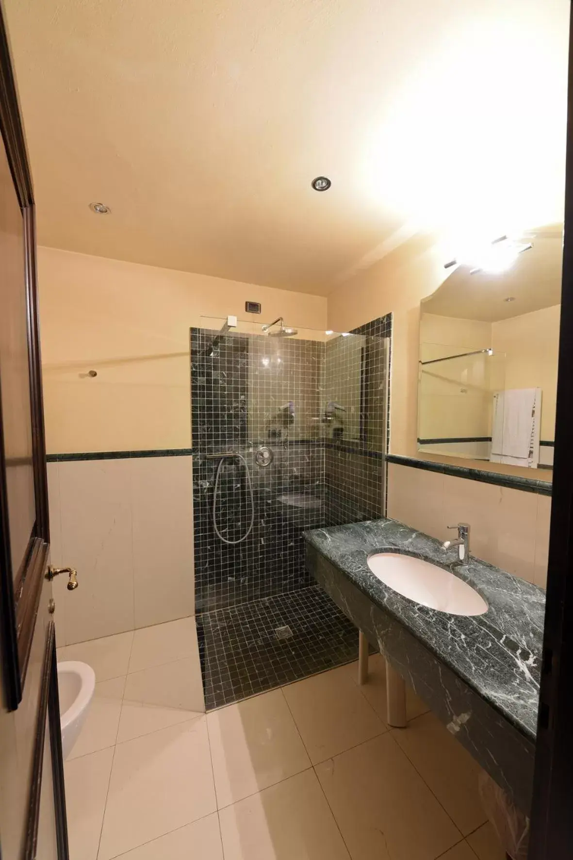 Shower, Bathroom in Relais Castello Di Casiglio