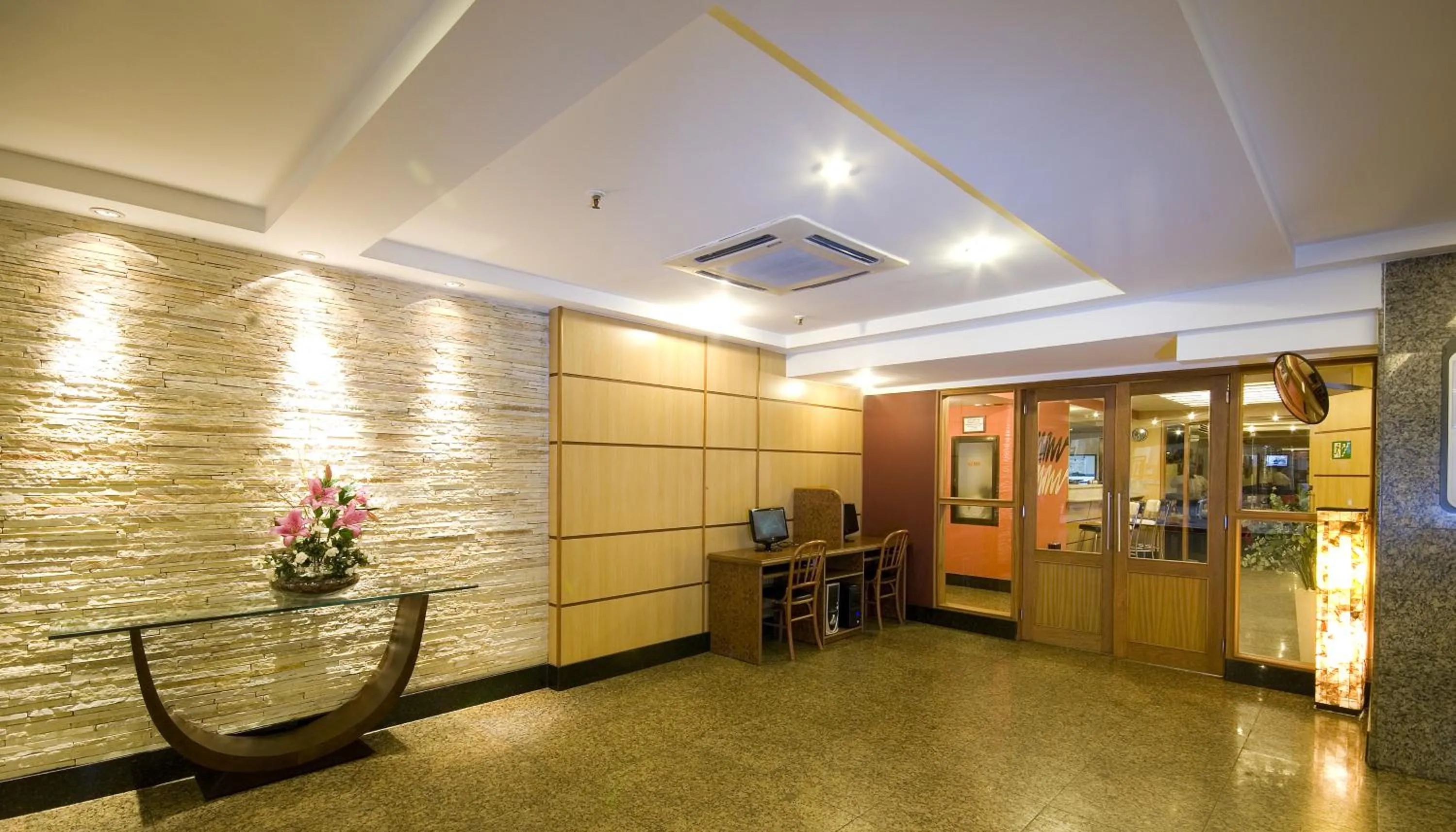 Lobby or reception in Hotel Rondônia Palace
