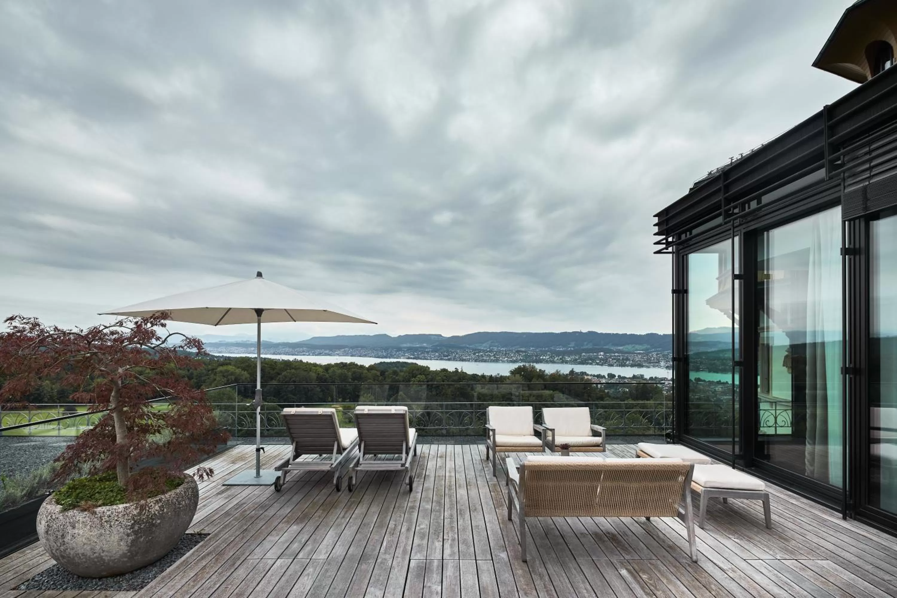 Balcony/Terrace in The Dolder Grand - City and Spa Resort Zurich