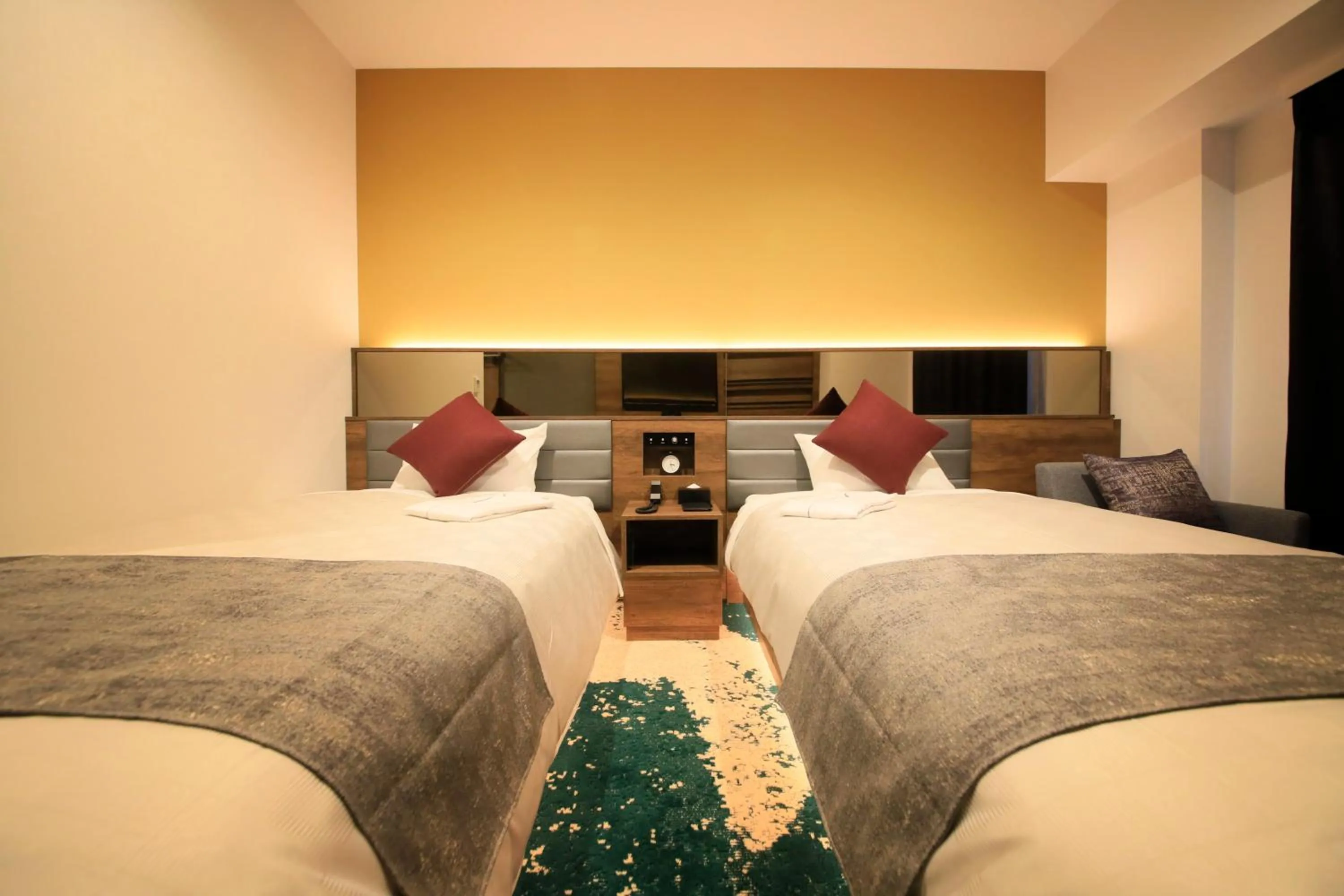 Bed in Quintessa Hotel Fukuoka Tenjin Minami