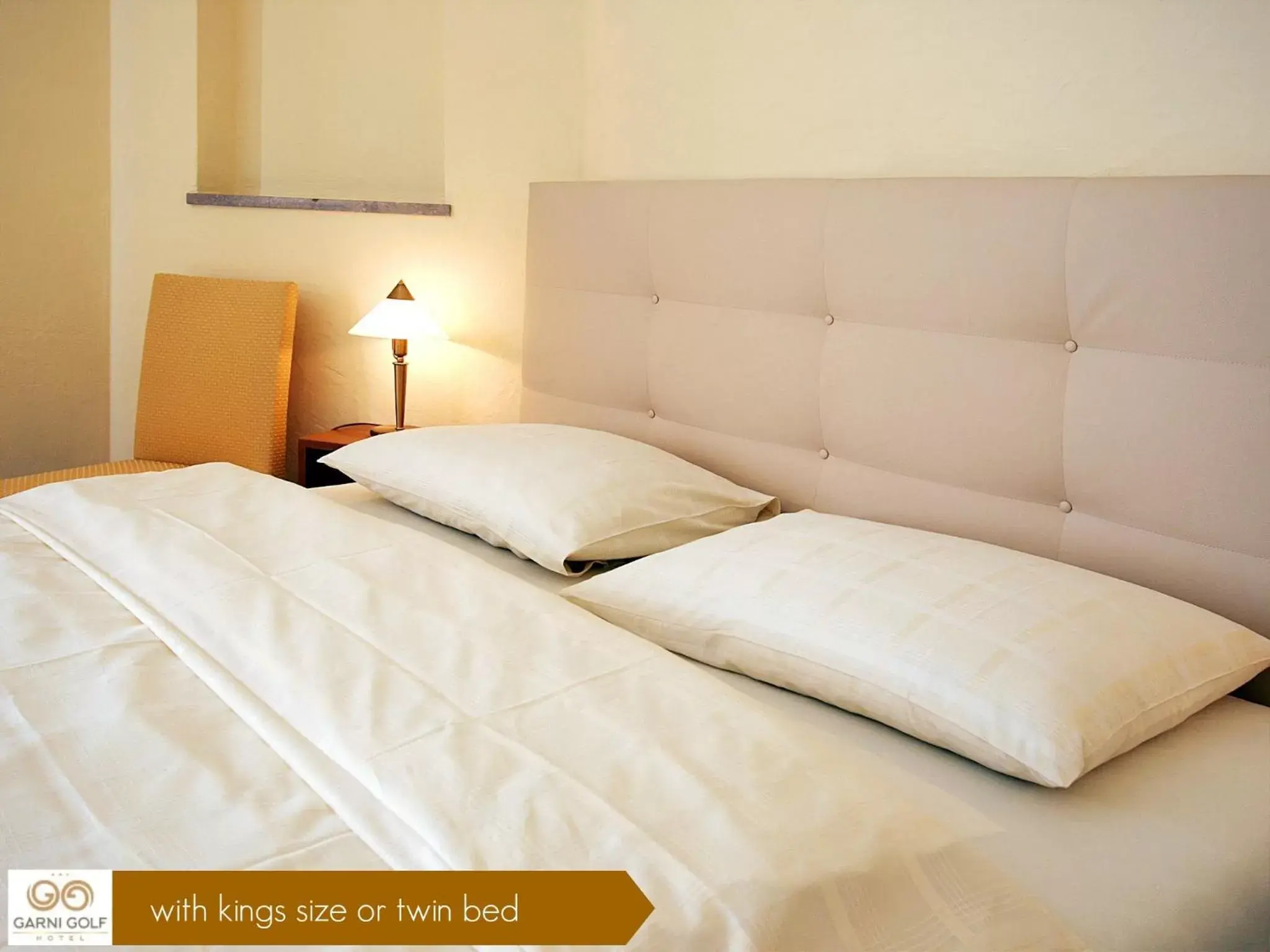 Bed in Hotel Garni Golf