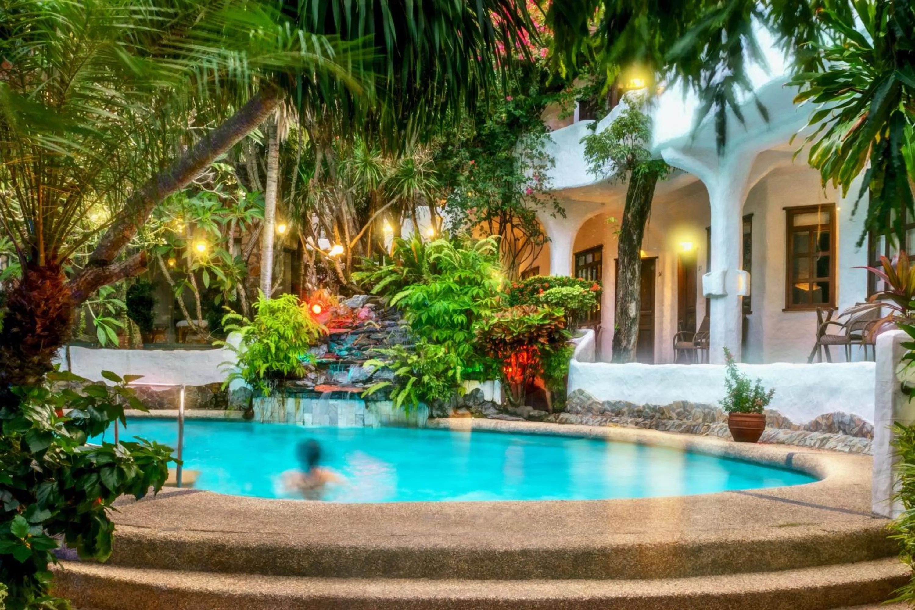 Swimming pool in Atlantis Dive Resort Puerto Galera