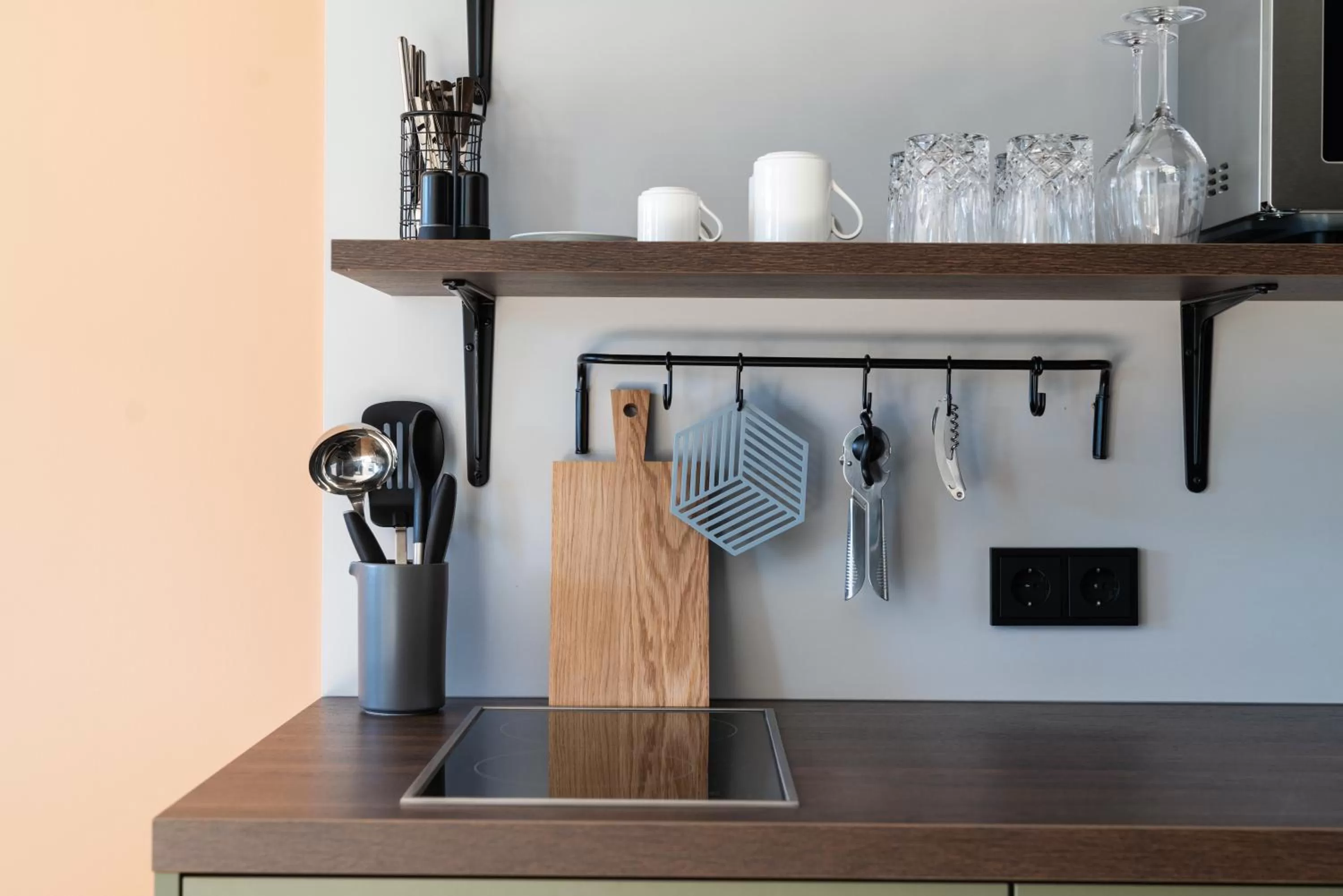 Kitchen or kitchenette in Black F Tower - Serviced Apartments