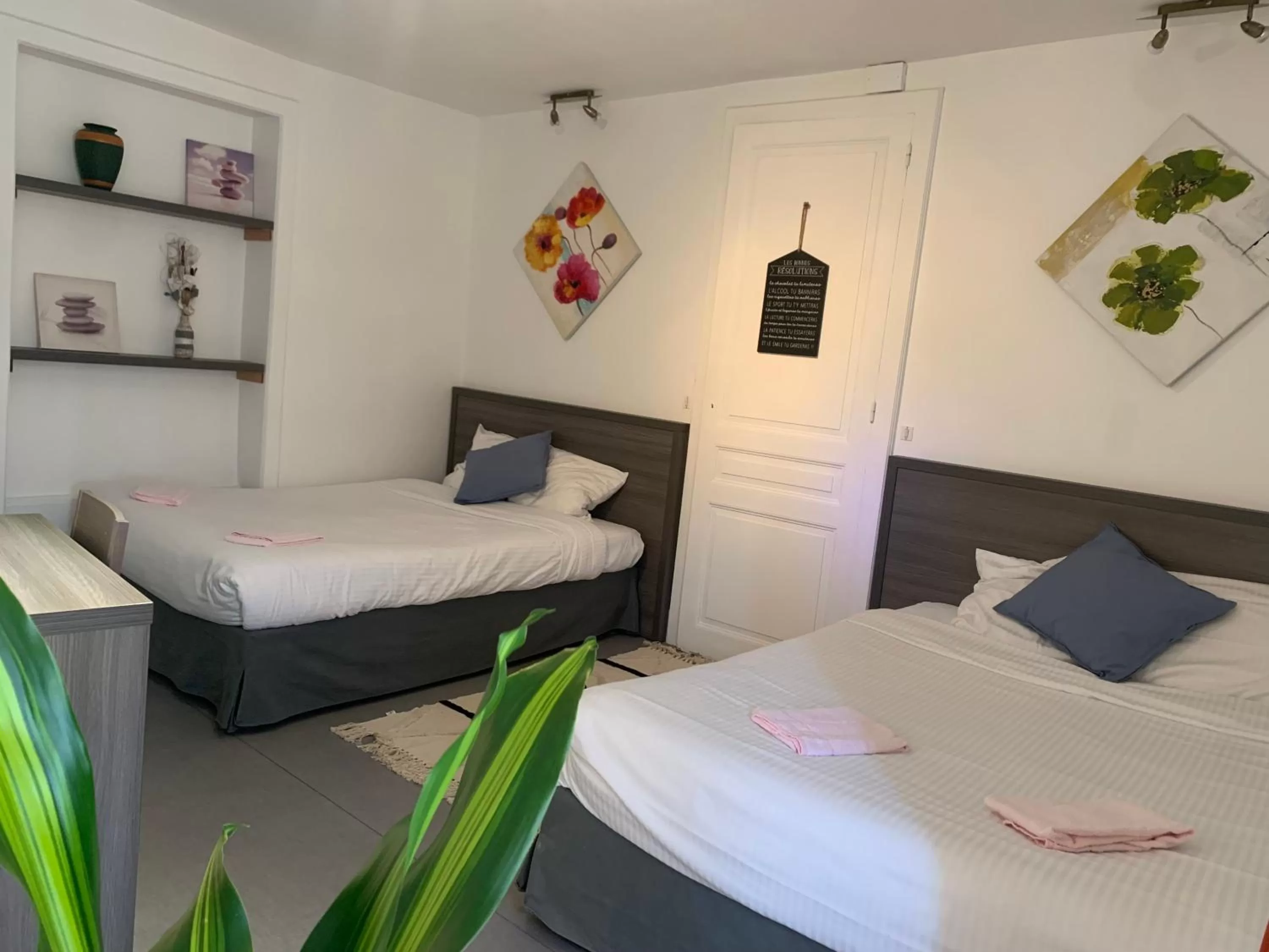 Photo of the whole room, Bed in Logis Hôtel Vuillot