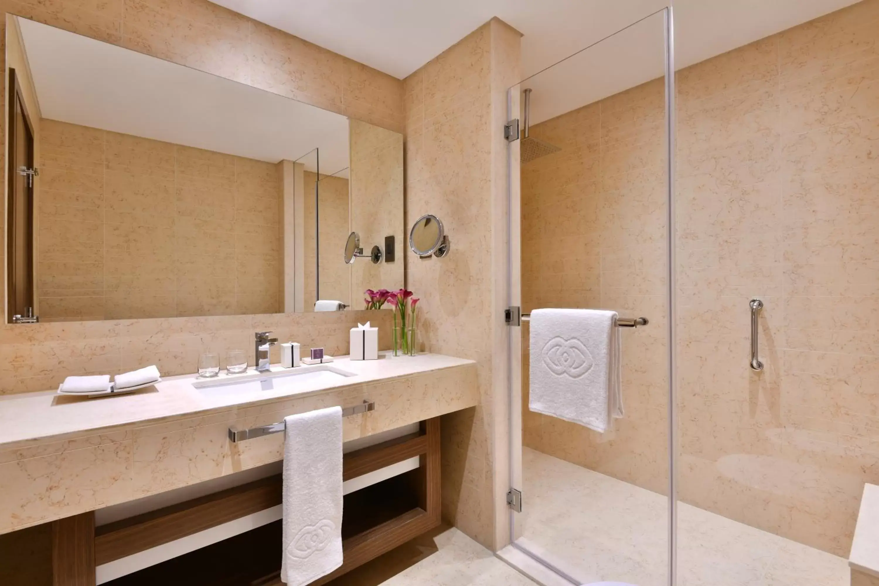 Shower, Bathroom in Sofitel Dubai The Obelisk