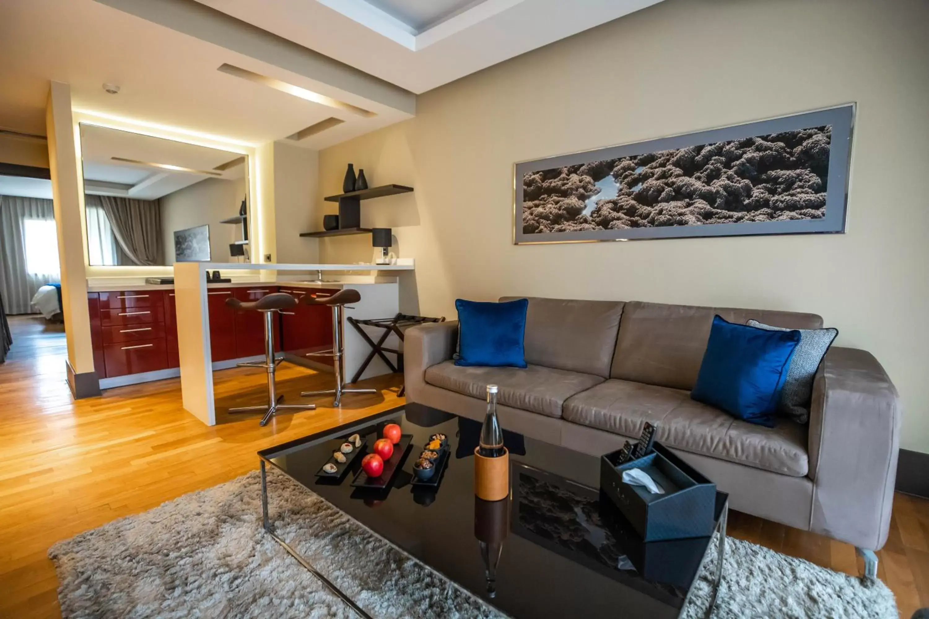 Kitchen or kitchenette, Seating Area in Gray Boutique Hotel Casablanca