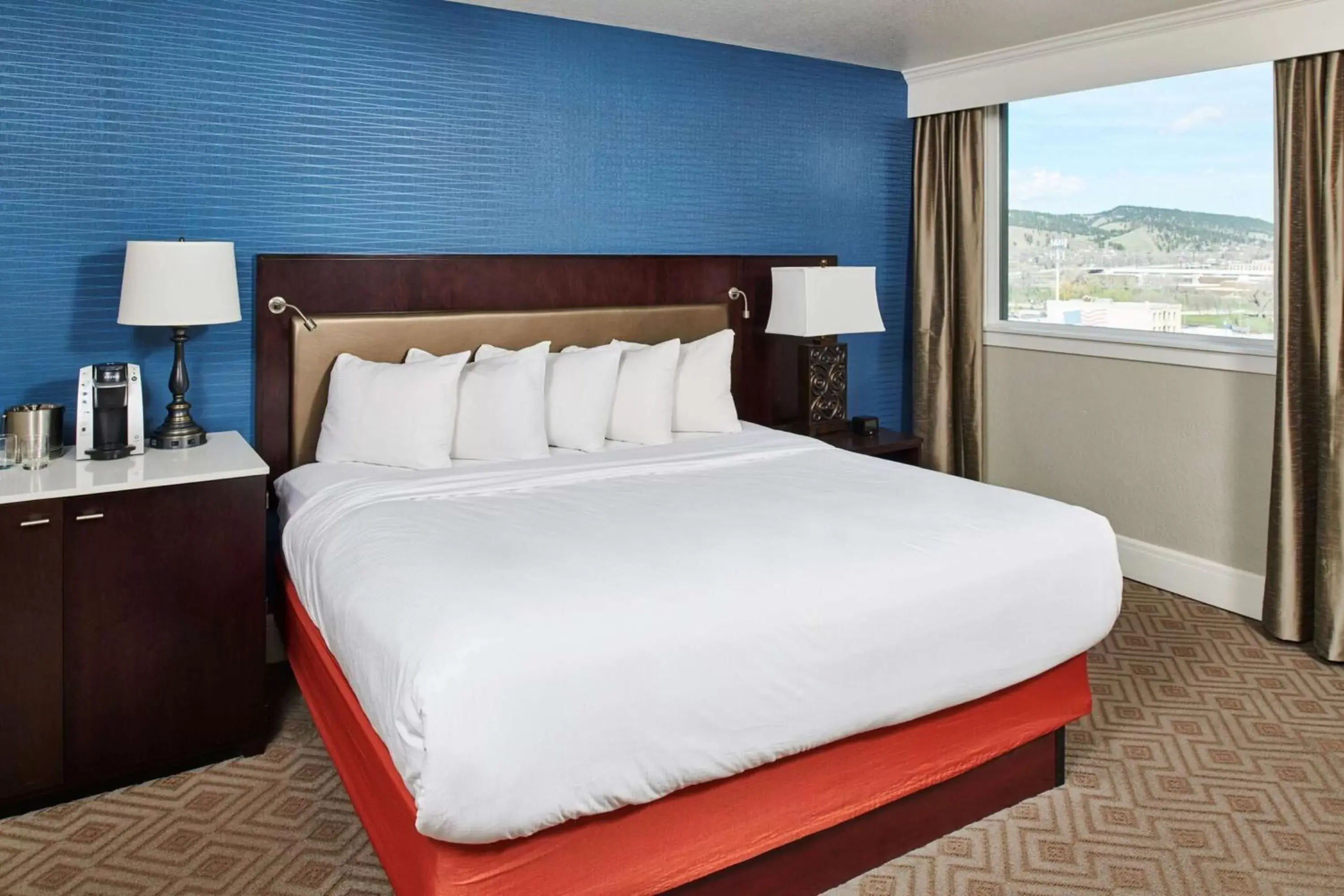 Bed in Hotel Alex Johnson Rapid City, Curio Collection by Hilton