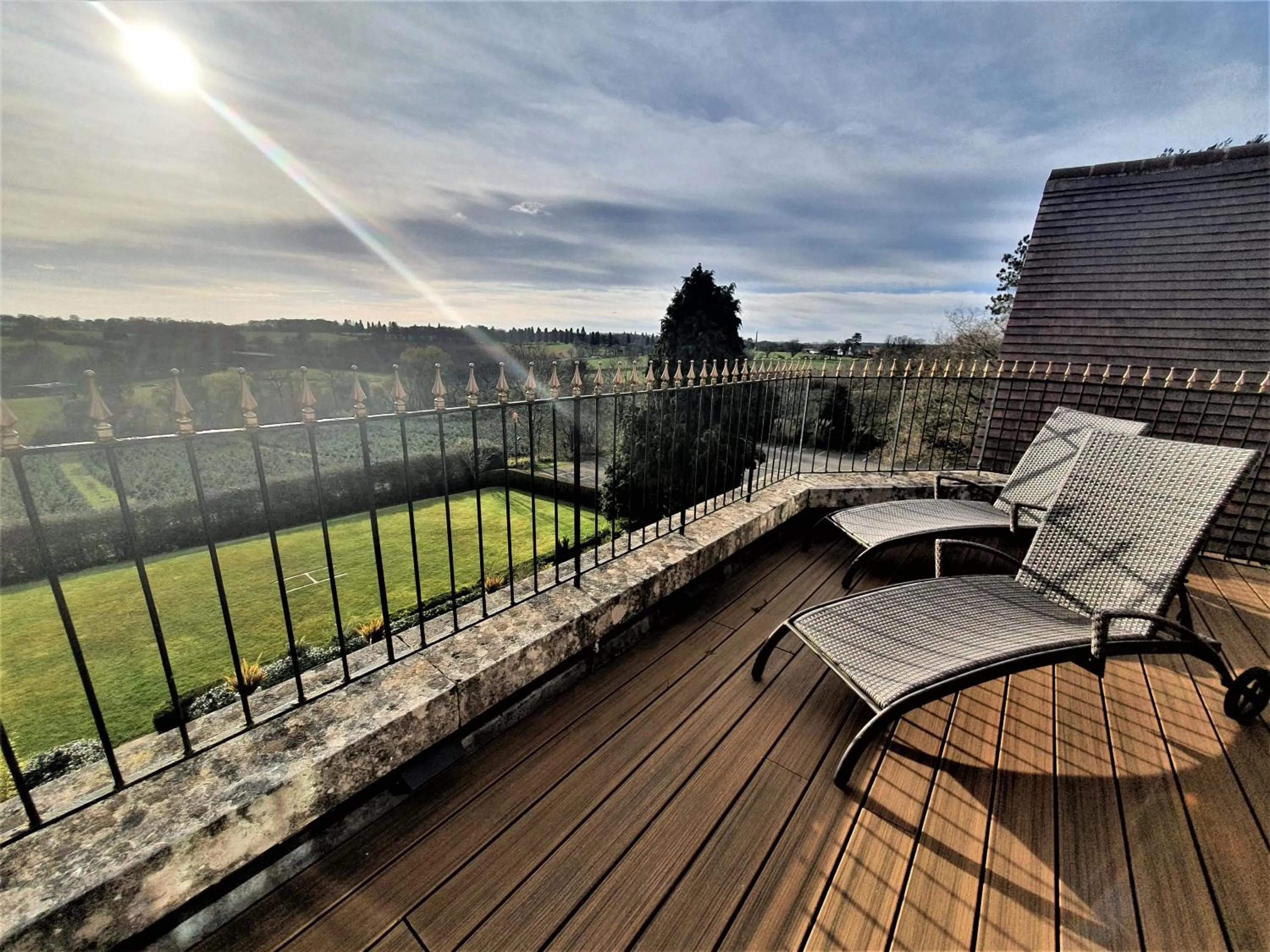 Patio in Nuthurst Grange Country House Hotel & Restaurant