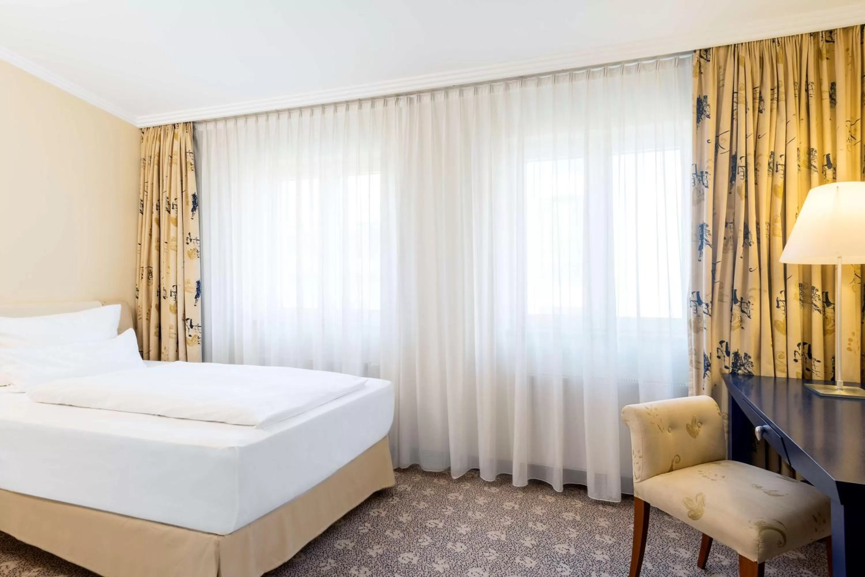 Photo of the whole room, Bed in NH Potsdam