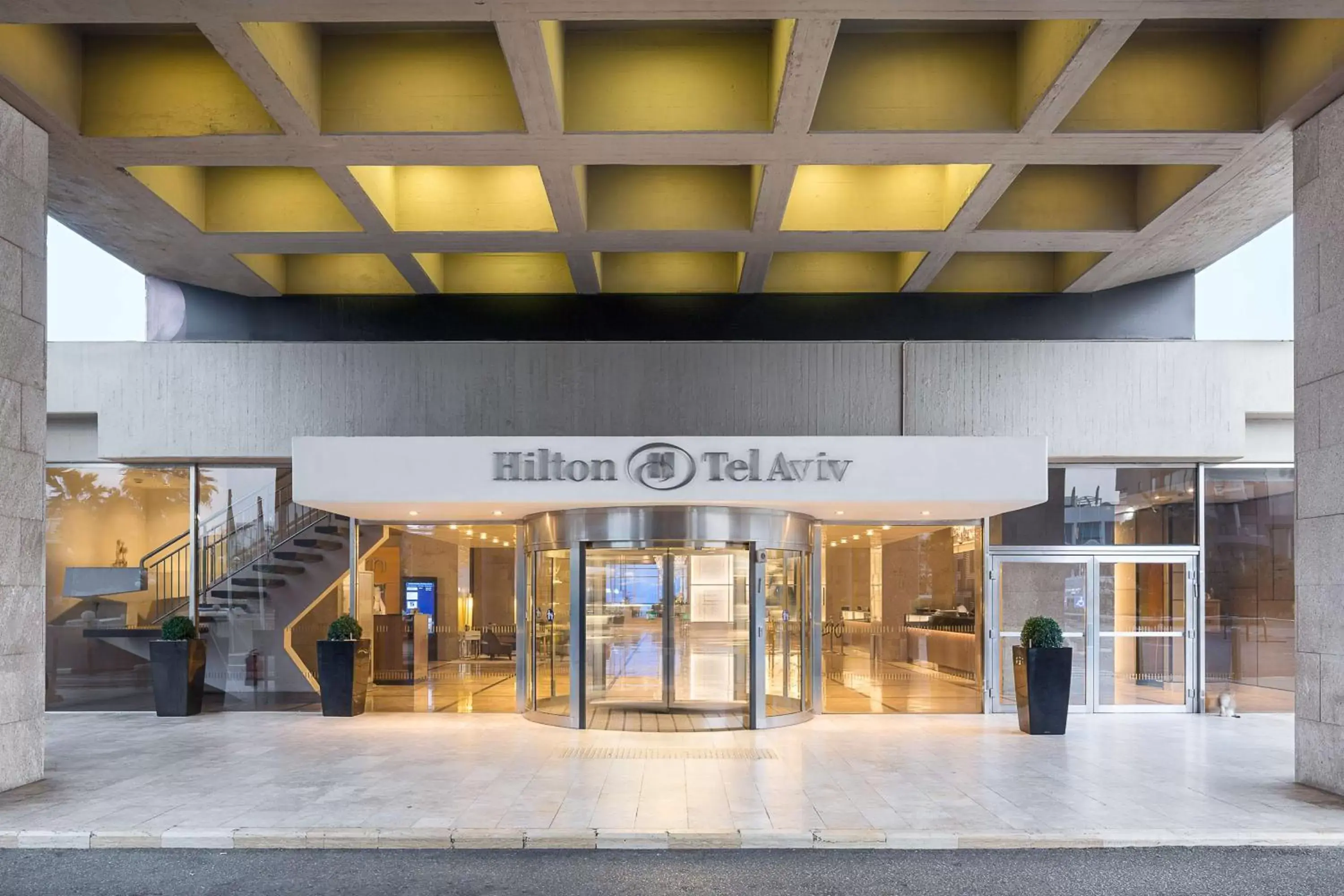 Lobby or reception in Hilton Tel Aviv Hotel
