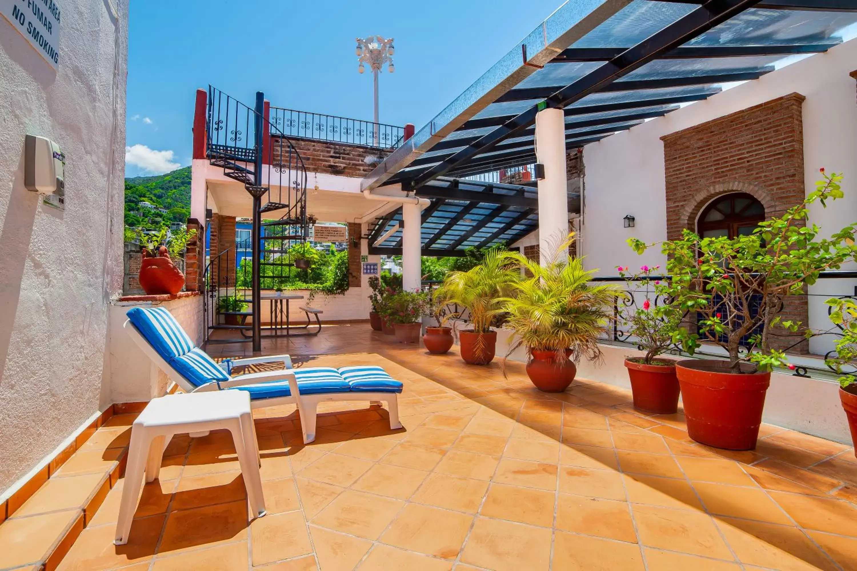 Balcony/Terrace, Property Building in Hotel Villa del Mar Tradicional