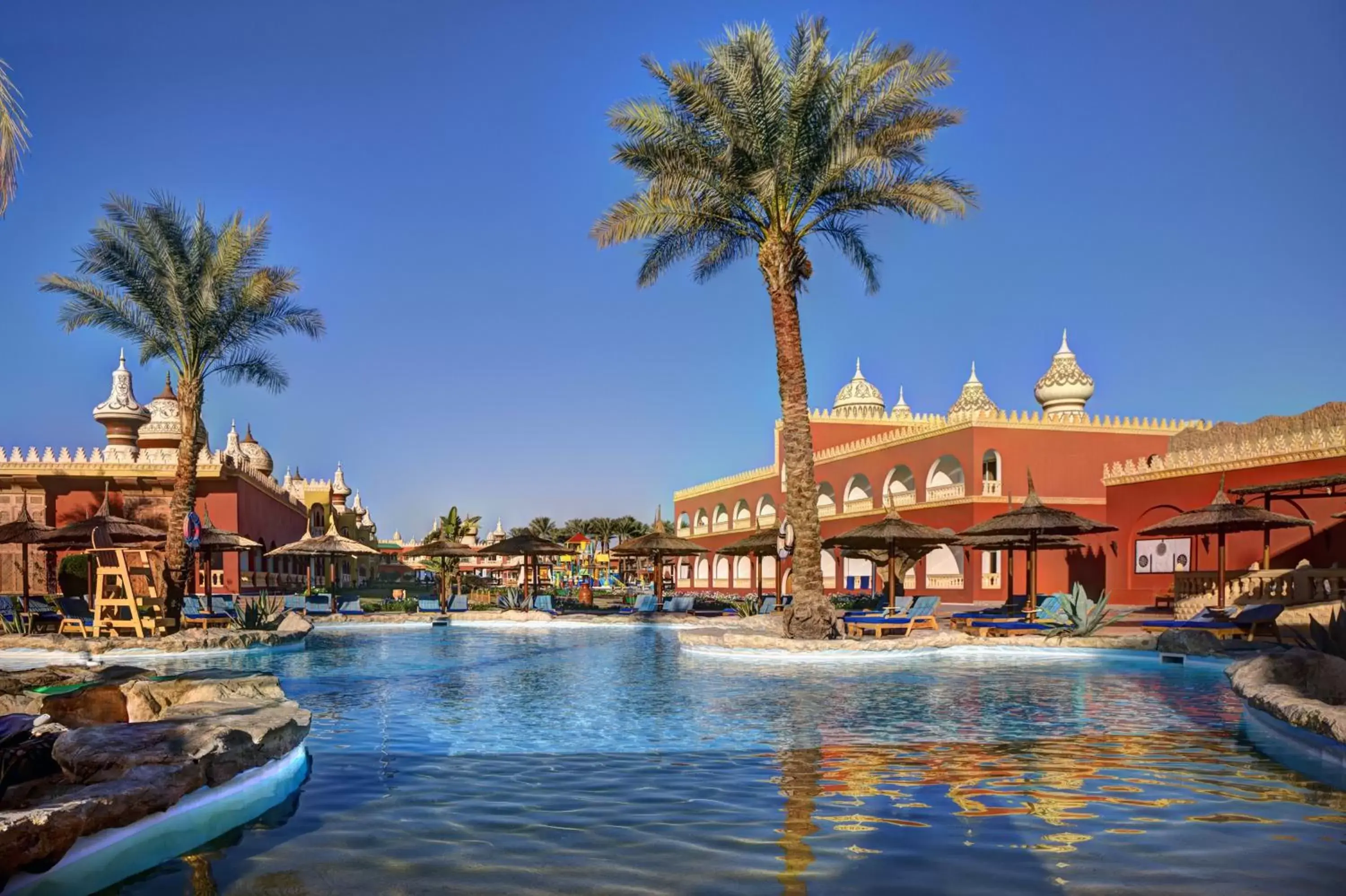 Swimming pool in Pickalbatros Alf Leila Wa Leila Resort - Neverland Hurghada