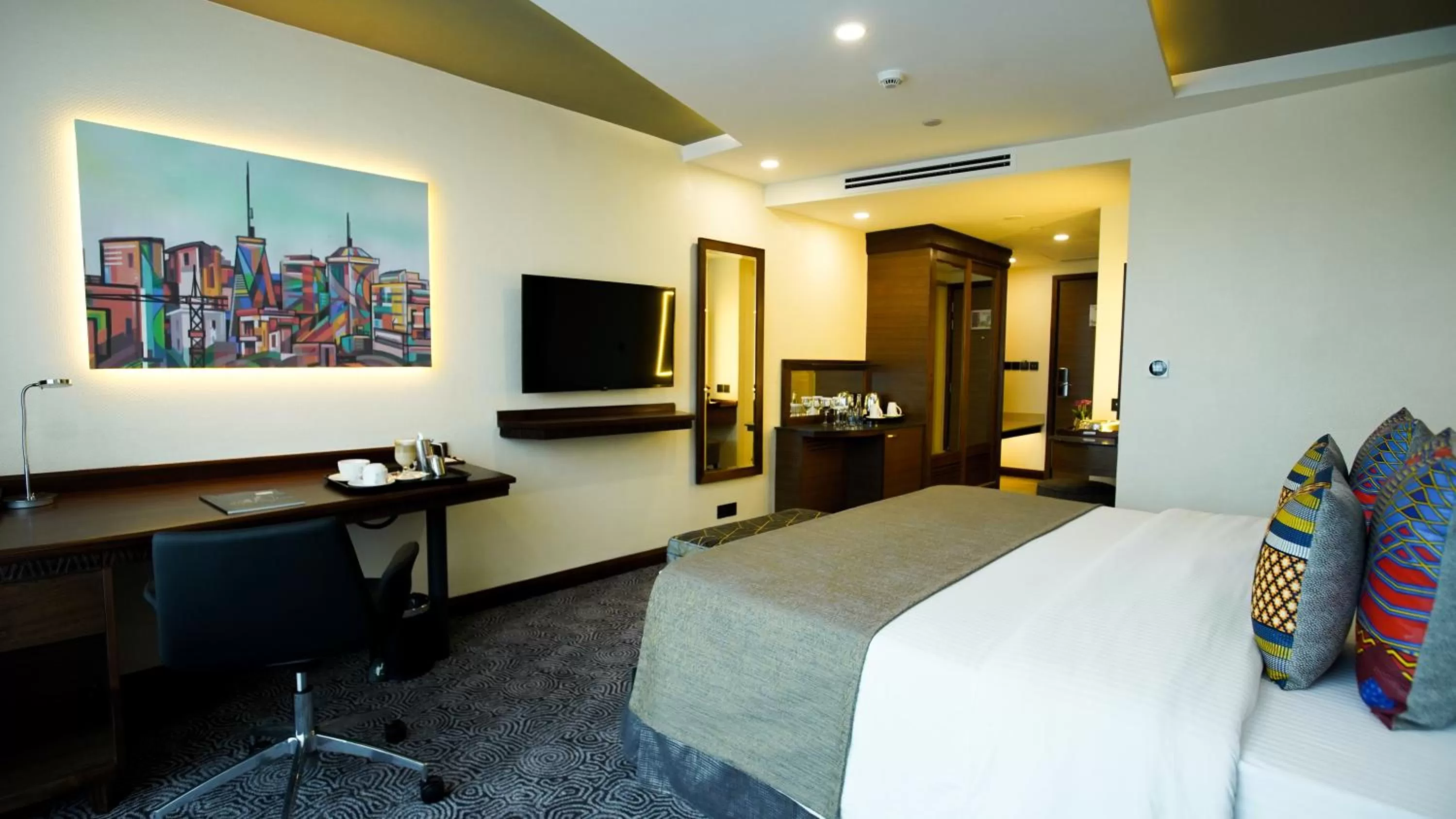 Bed in Sarova Panafric Hotel