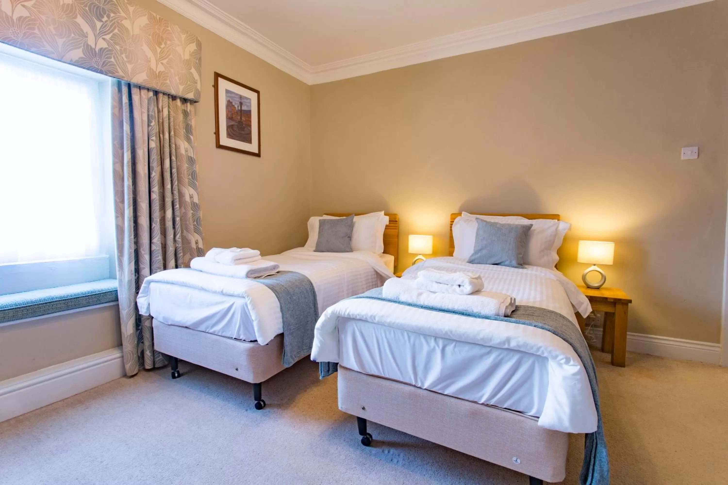 Twin Room with Shower in The Wheatsheaf Hotel