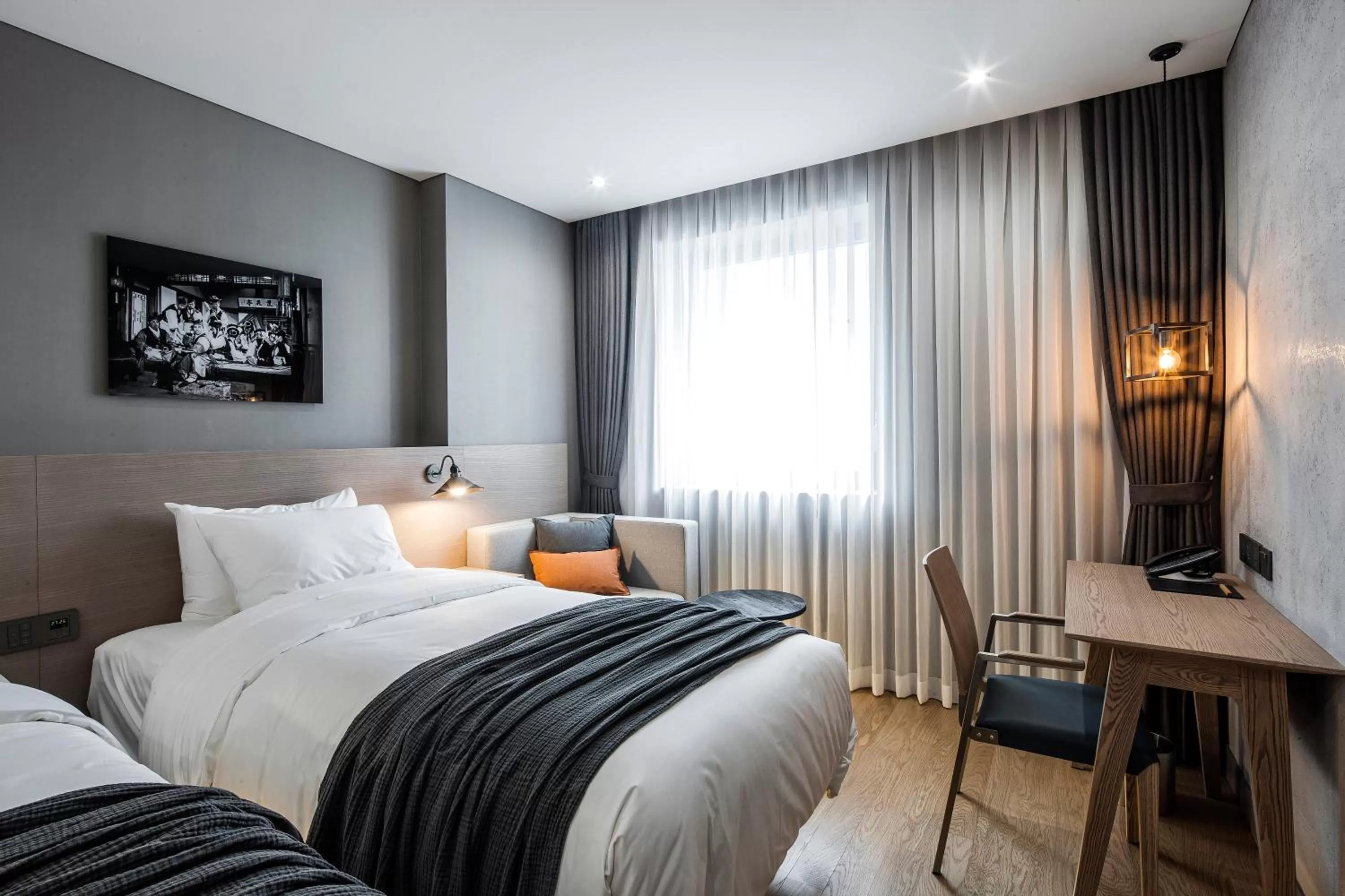 Bedroom, Bed in Hotel28 Myeongdong