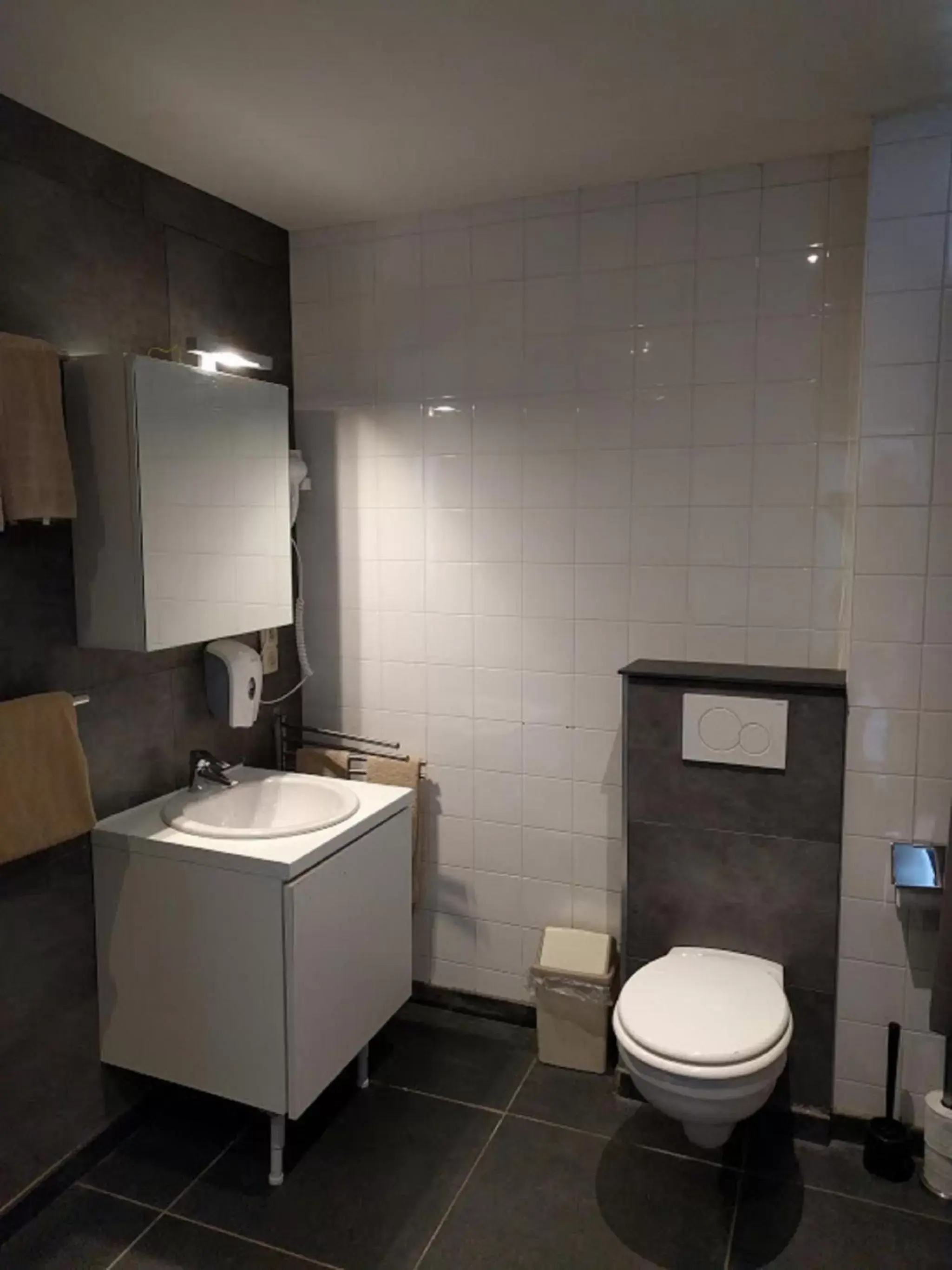 Bathroom in Canalview Hotel Ter Reien