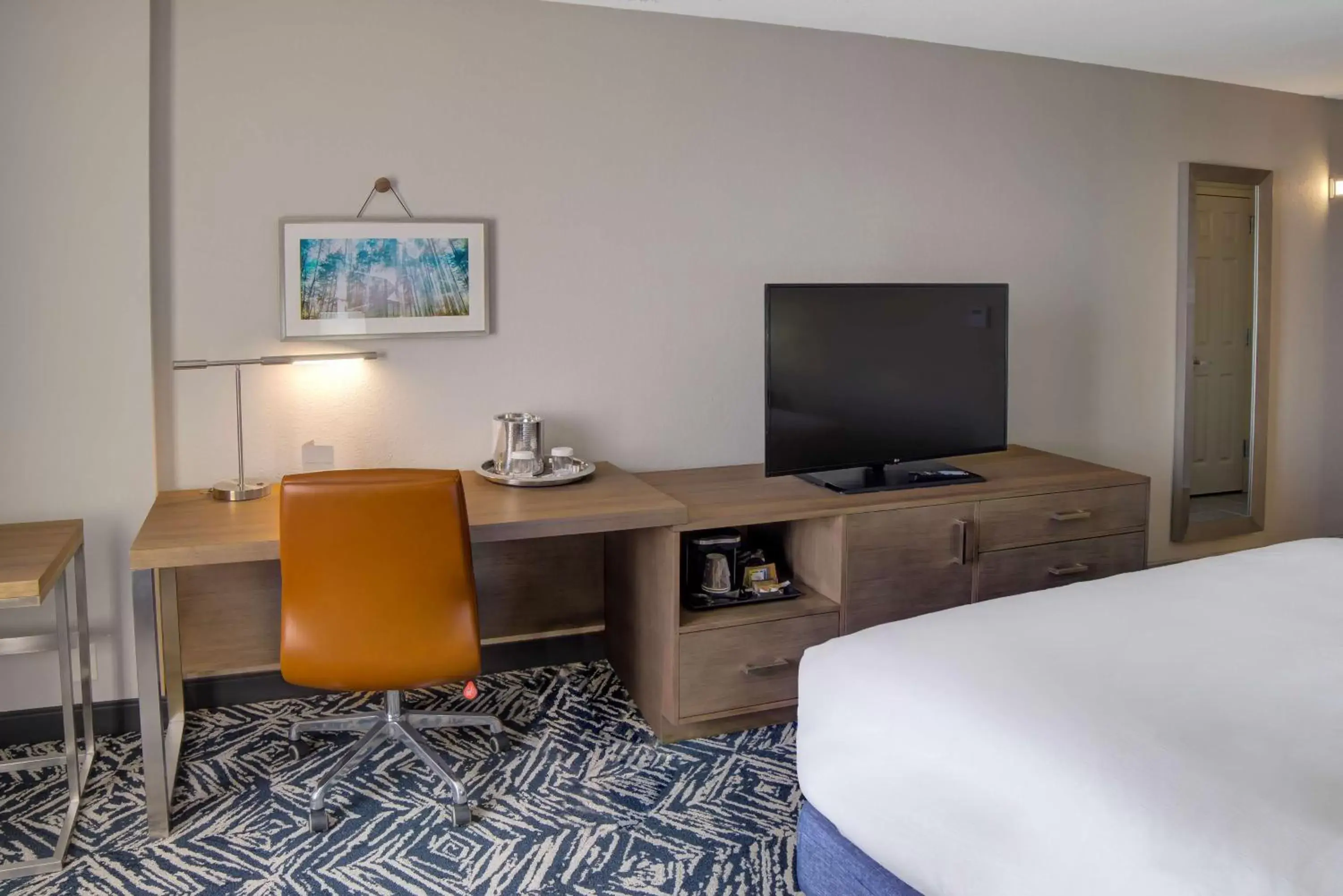 Bed, TV/Entertainment Center in Doubletree by Hilton Harrisonburg