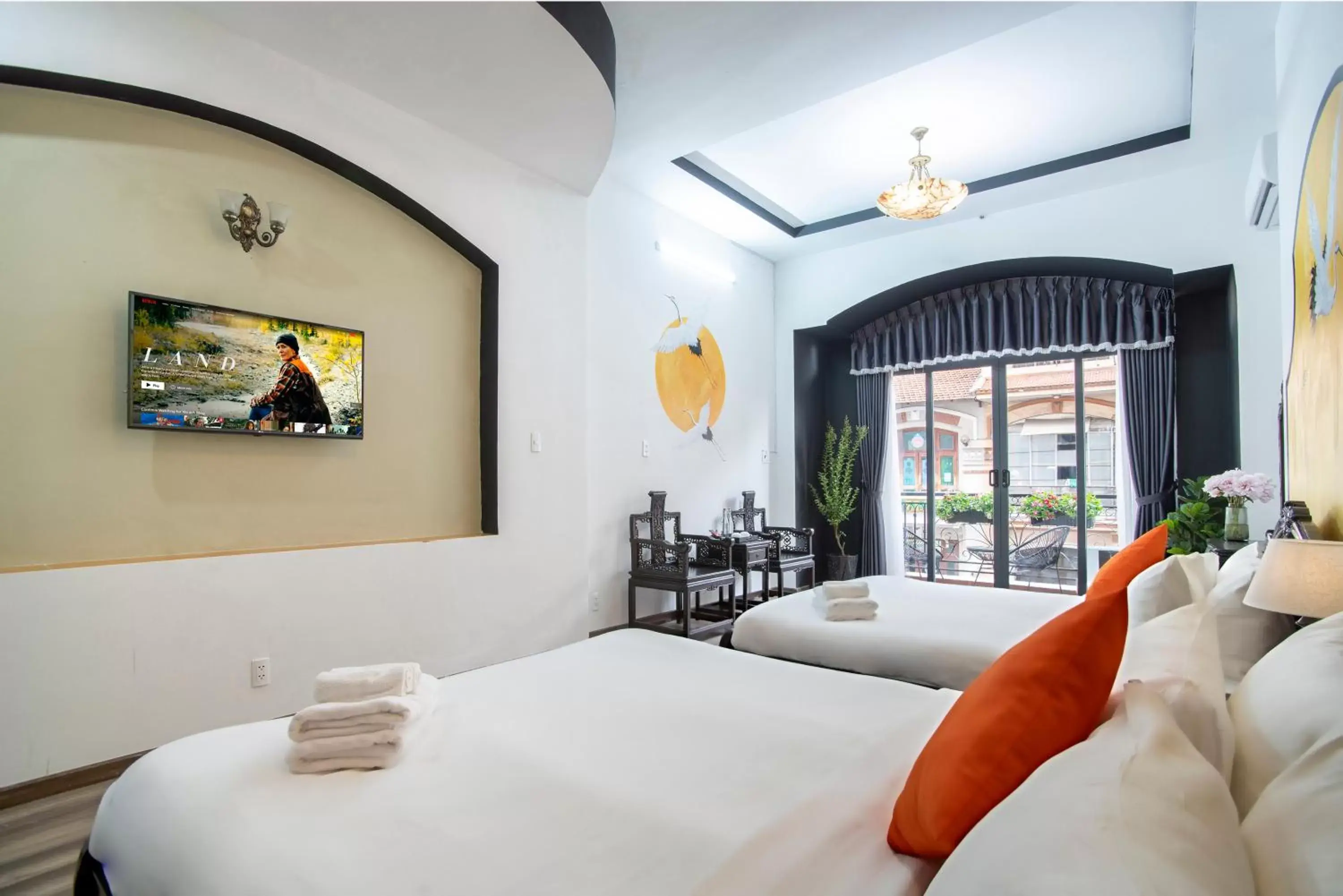 Family Suite with Balcony in SAZI BEN THANH Hotel HCM Family Suite with Balcony in SAZI BEN THANH Hotel HCM