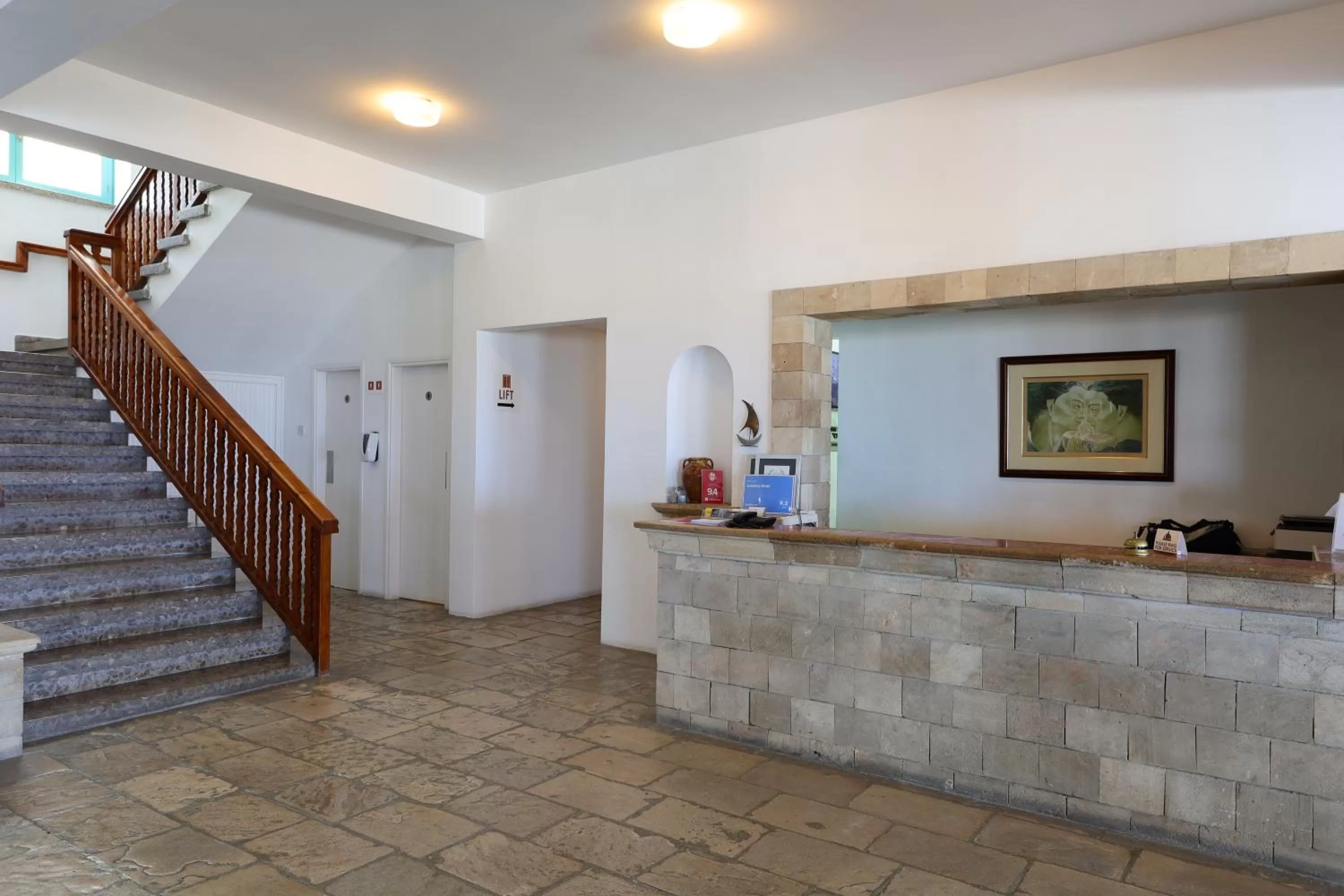 Toilet in Axiothea Hotel