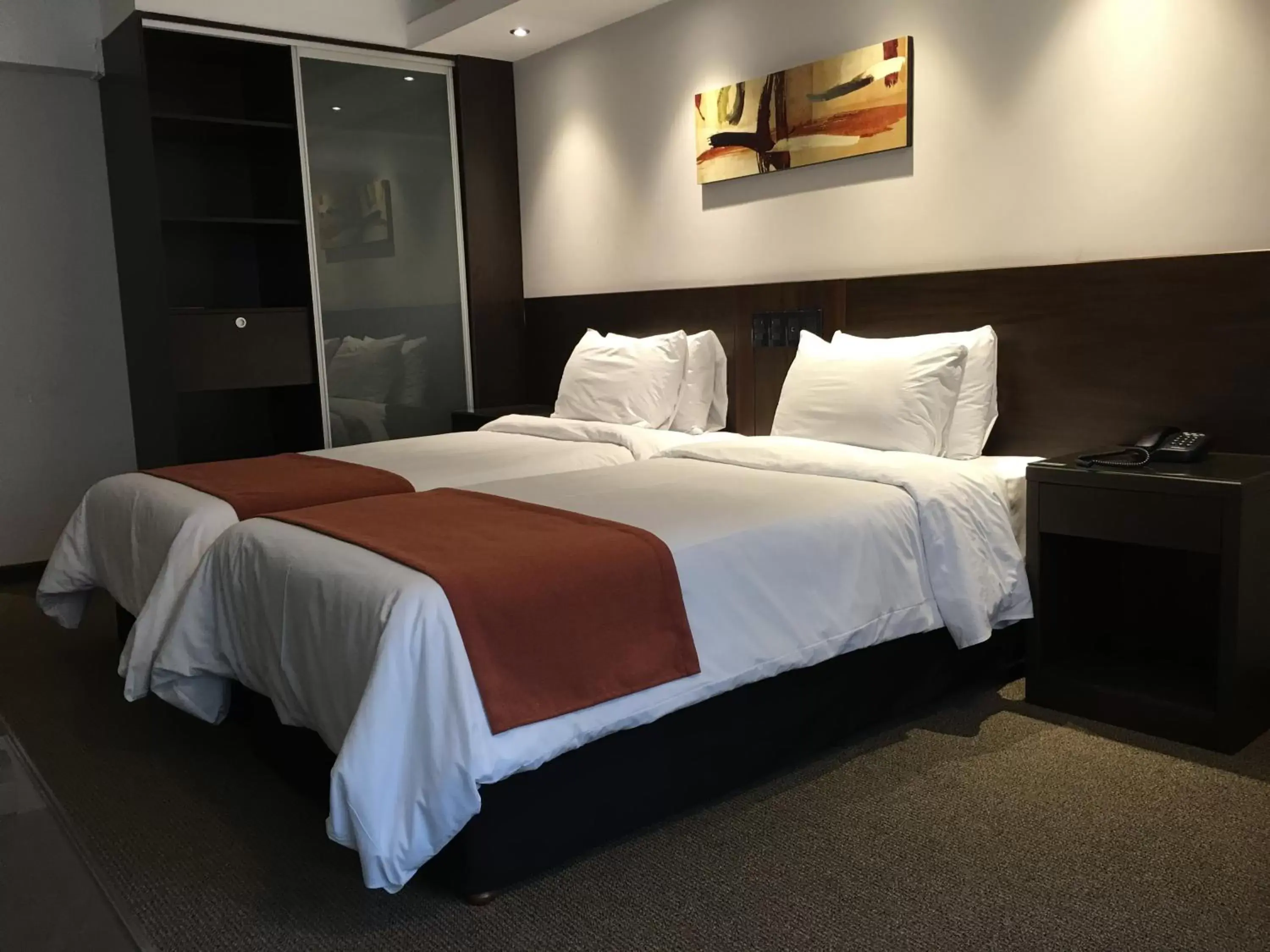 Photo of the whole room, Bed in Crystal Tower