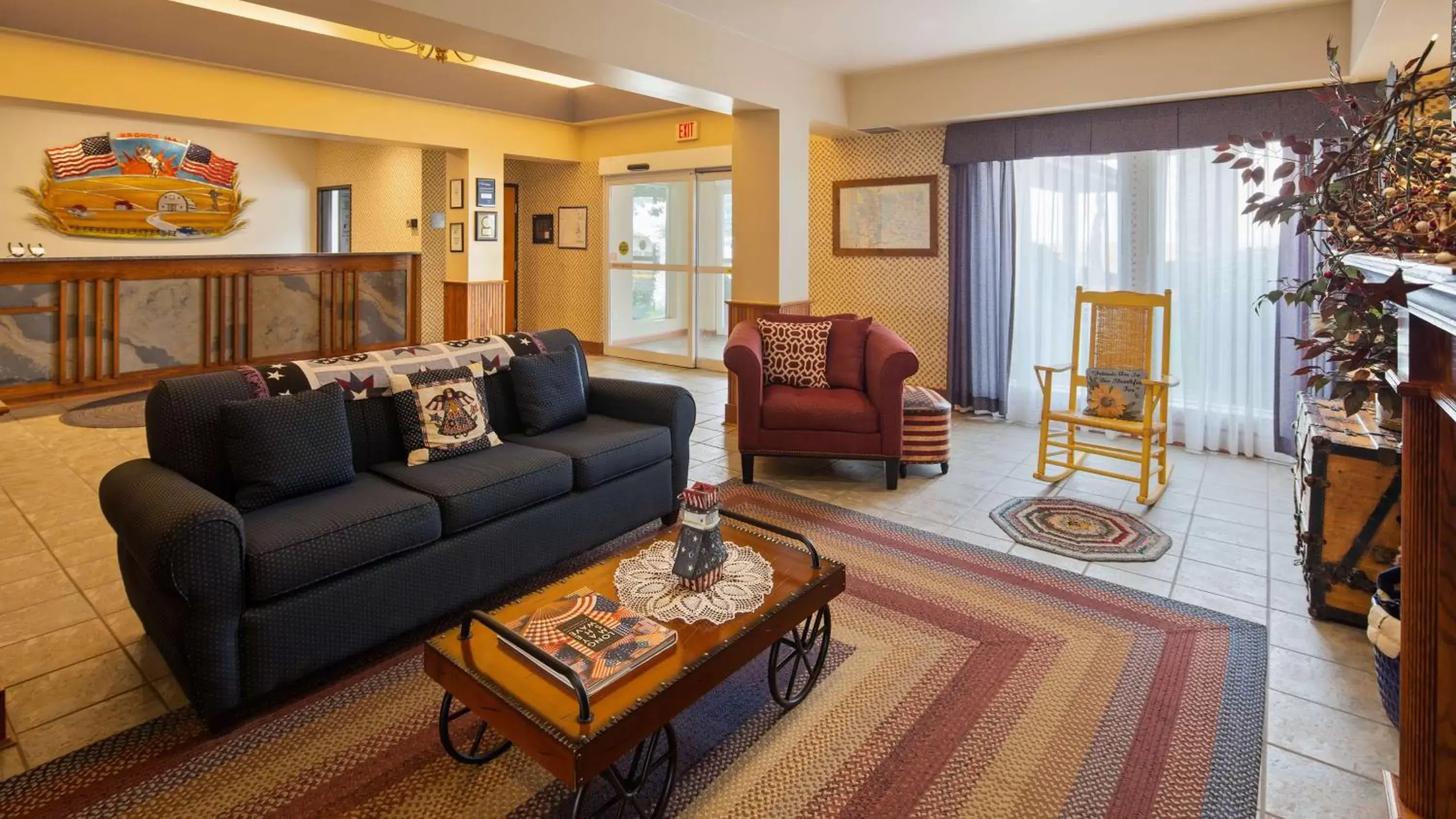 Lobby or reception, Seating Area in Best Western Bronco Inn