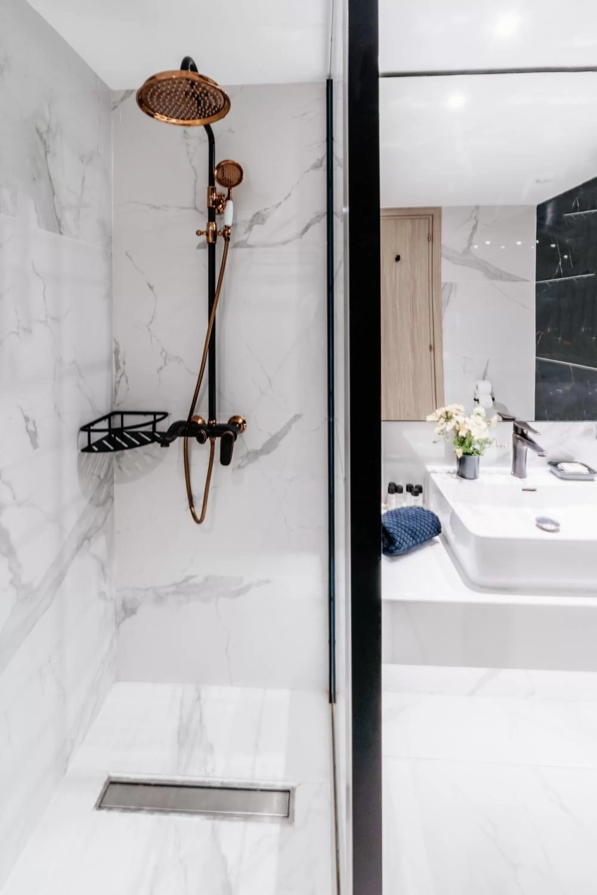 Bathroom in At Herbal Boutique Hotel & Spa