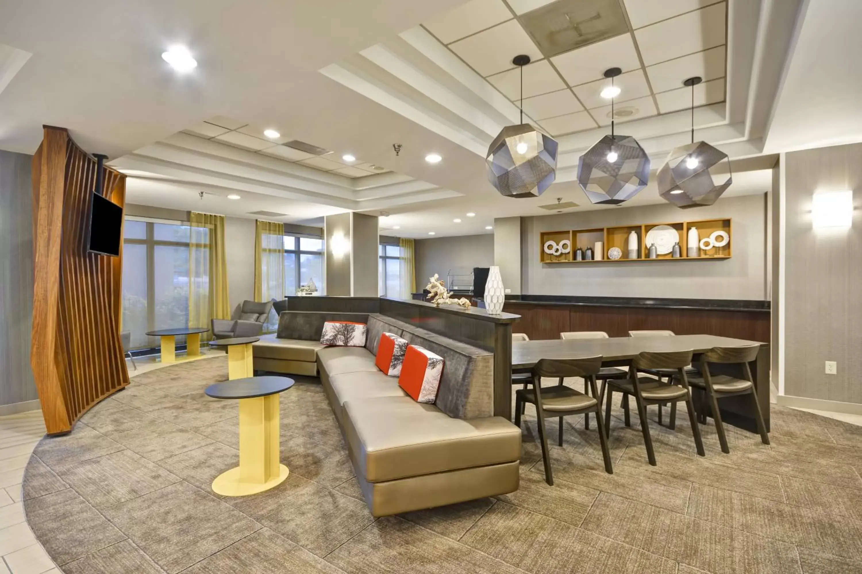 Lobby or reception, Lounge/Bar in SpringHill Suites by Marriott San Antonio Medical Center/Northwest