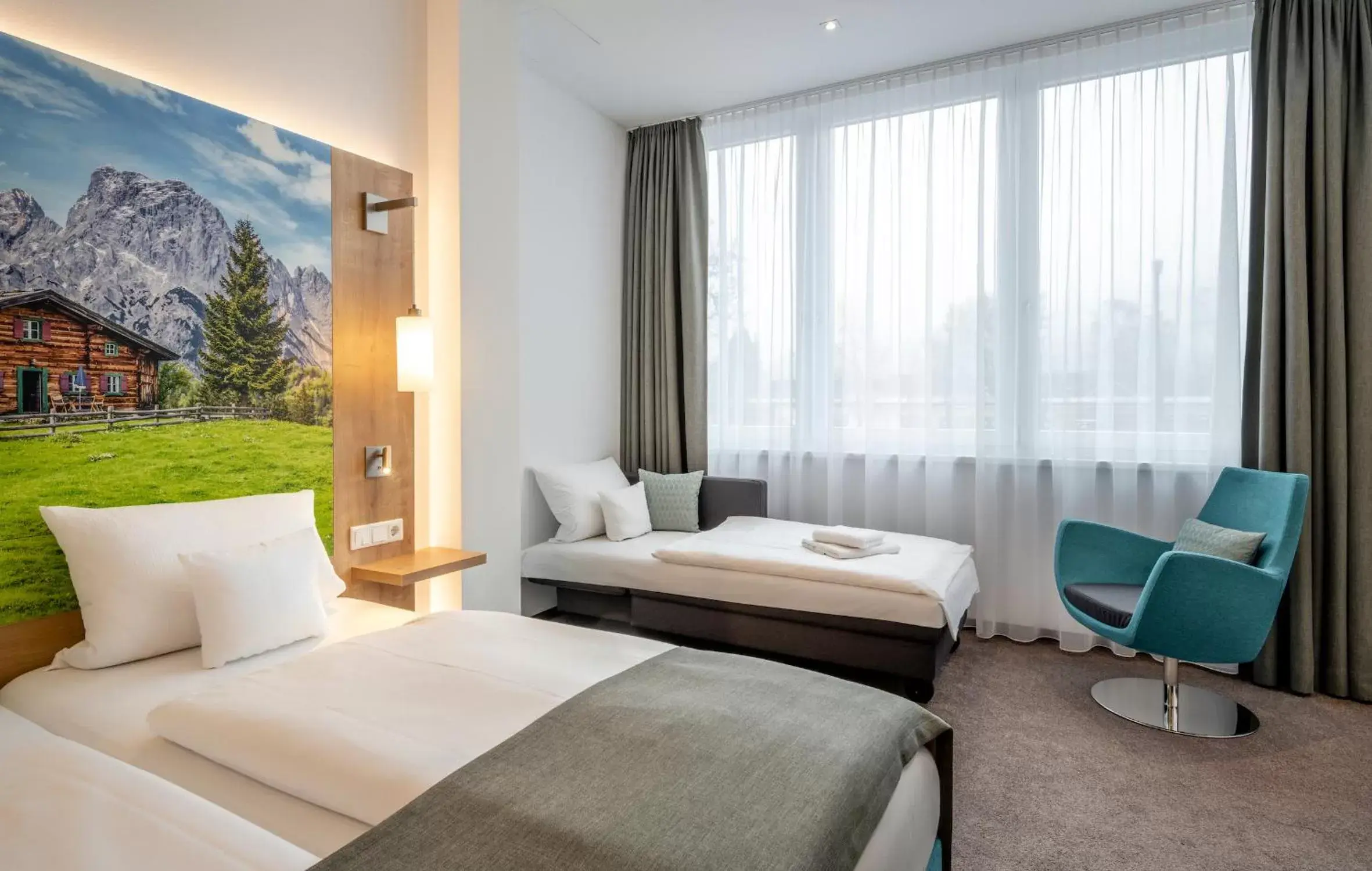 Bed in AVALON Hotel Bad Reichenhall