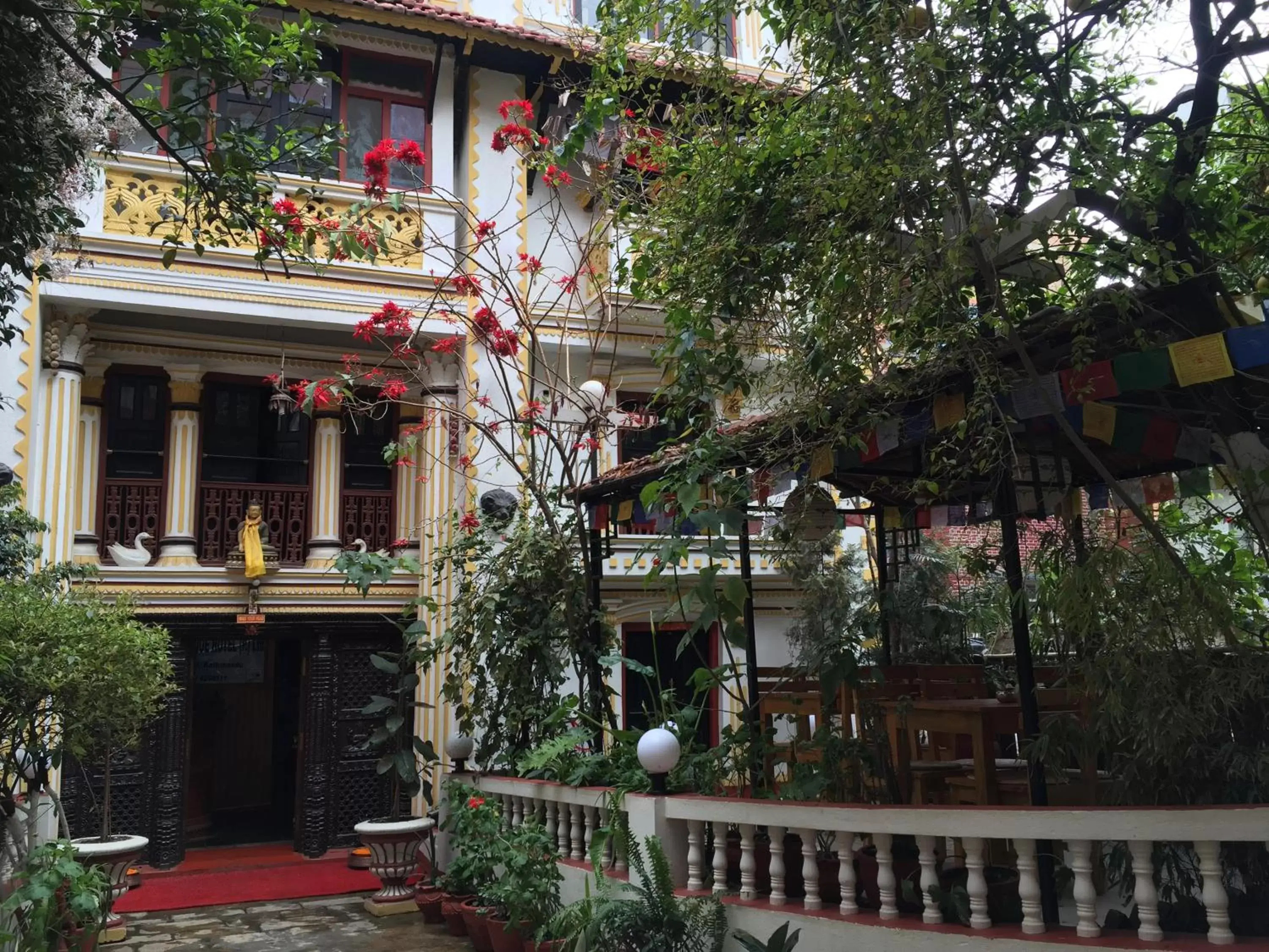 Garden view, Property Building in Kathmandu Boutique Hotel