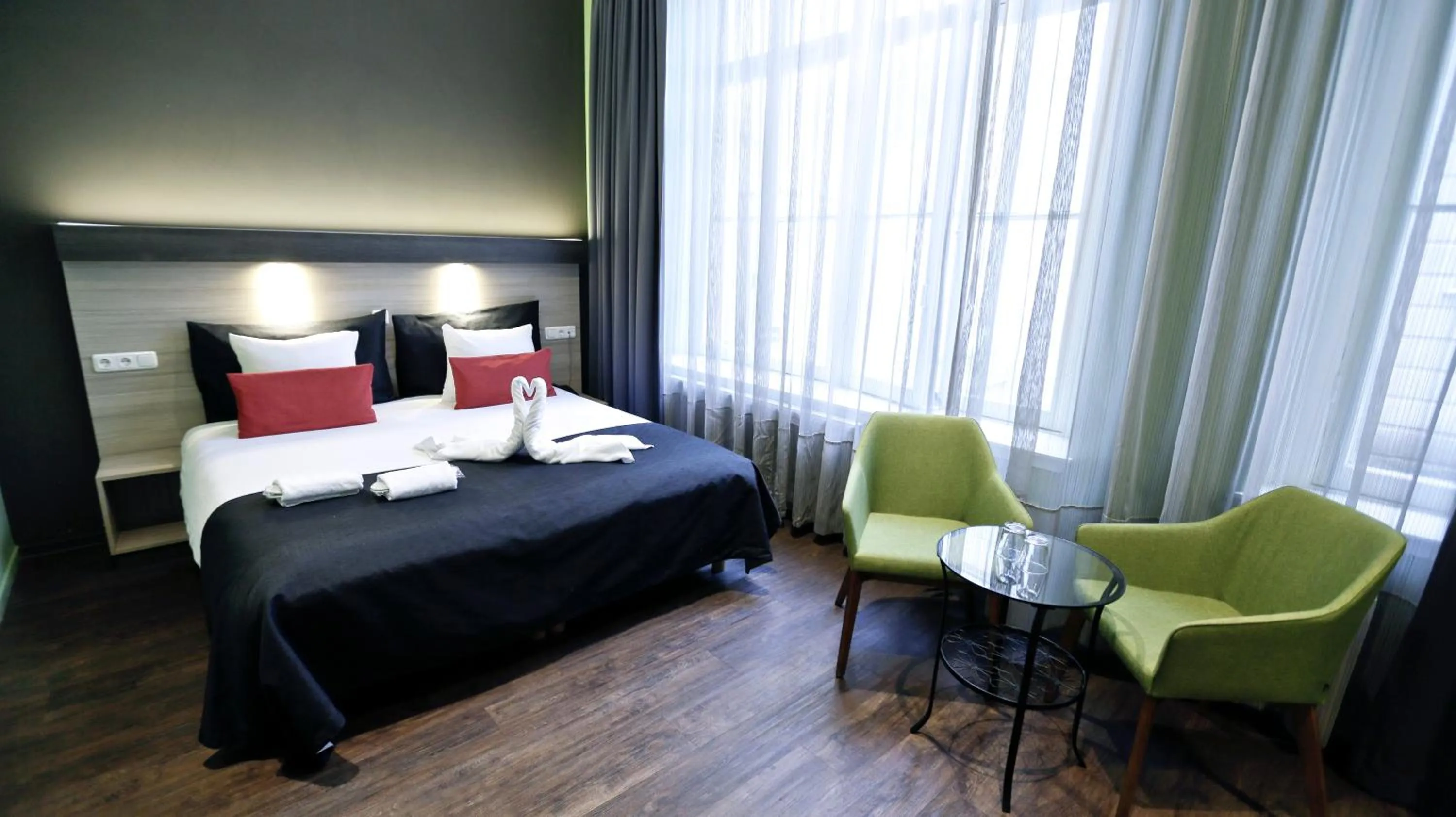 Bed in City Hotel Amsterdam