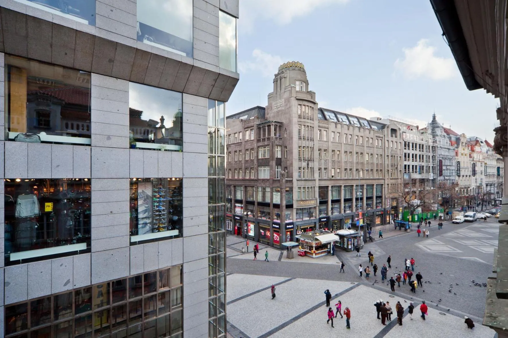 Living room in Prague Inn
