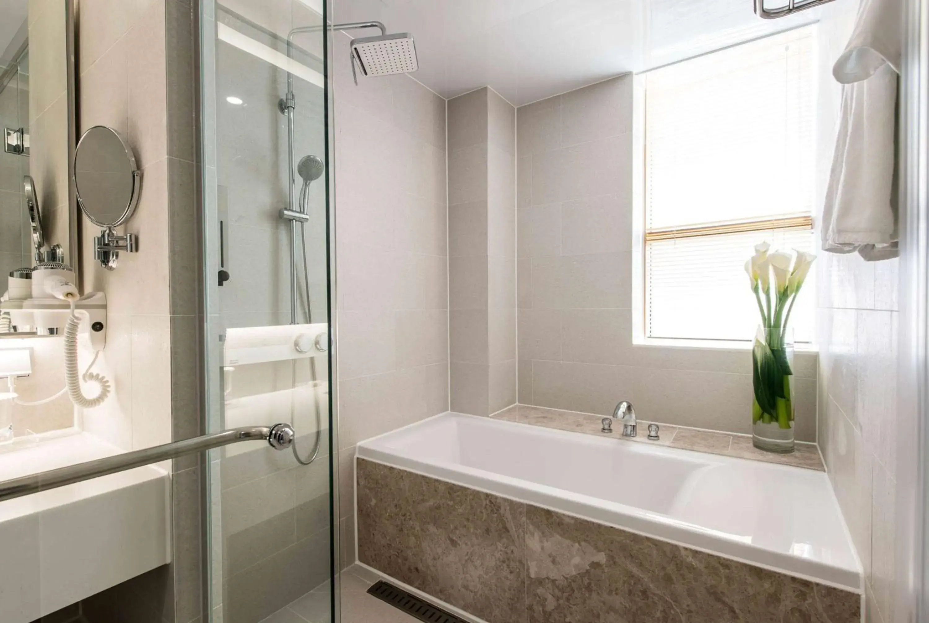 TV and multimedia, Bathroom in Ramada by Wyndham Incheon