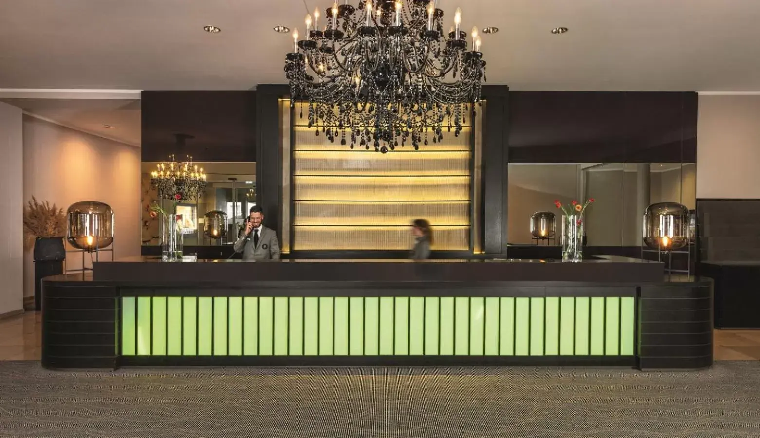 Lobby or reception in Hotel Maximilian’s