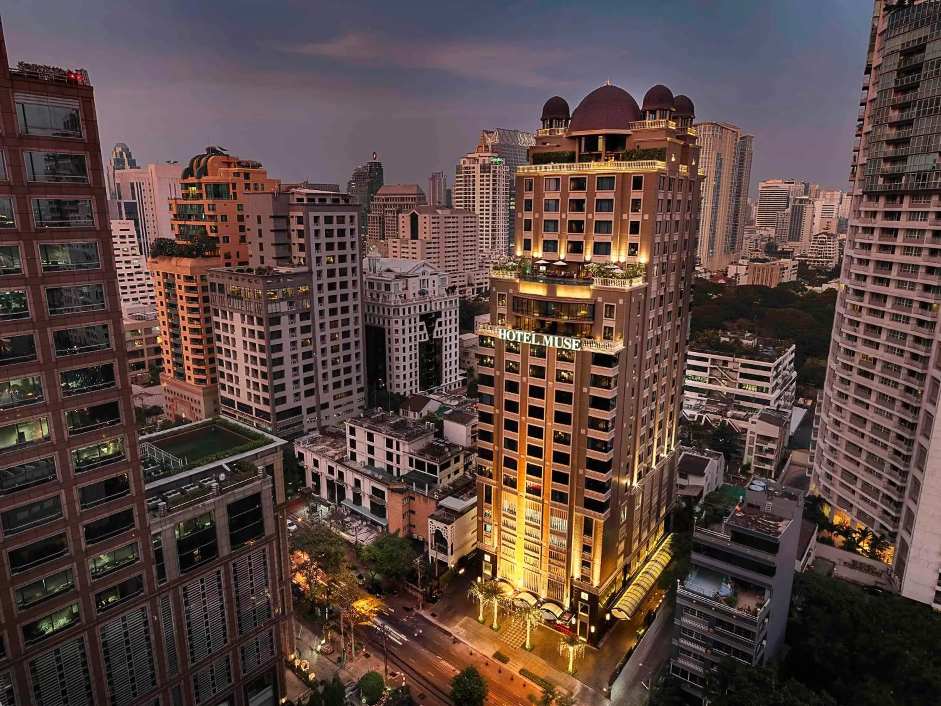 Property building, Bird's-eye View in Hotel Muse Bangkok Langsuan - MGallery