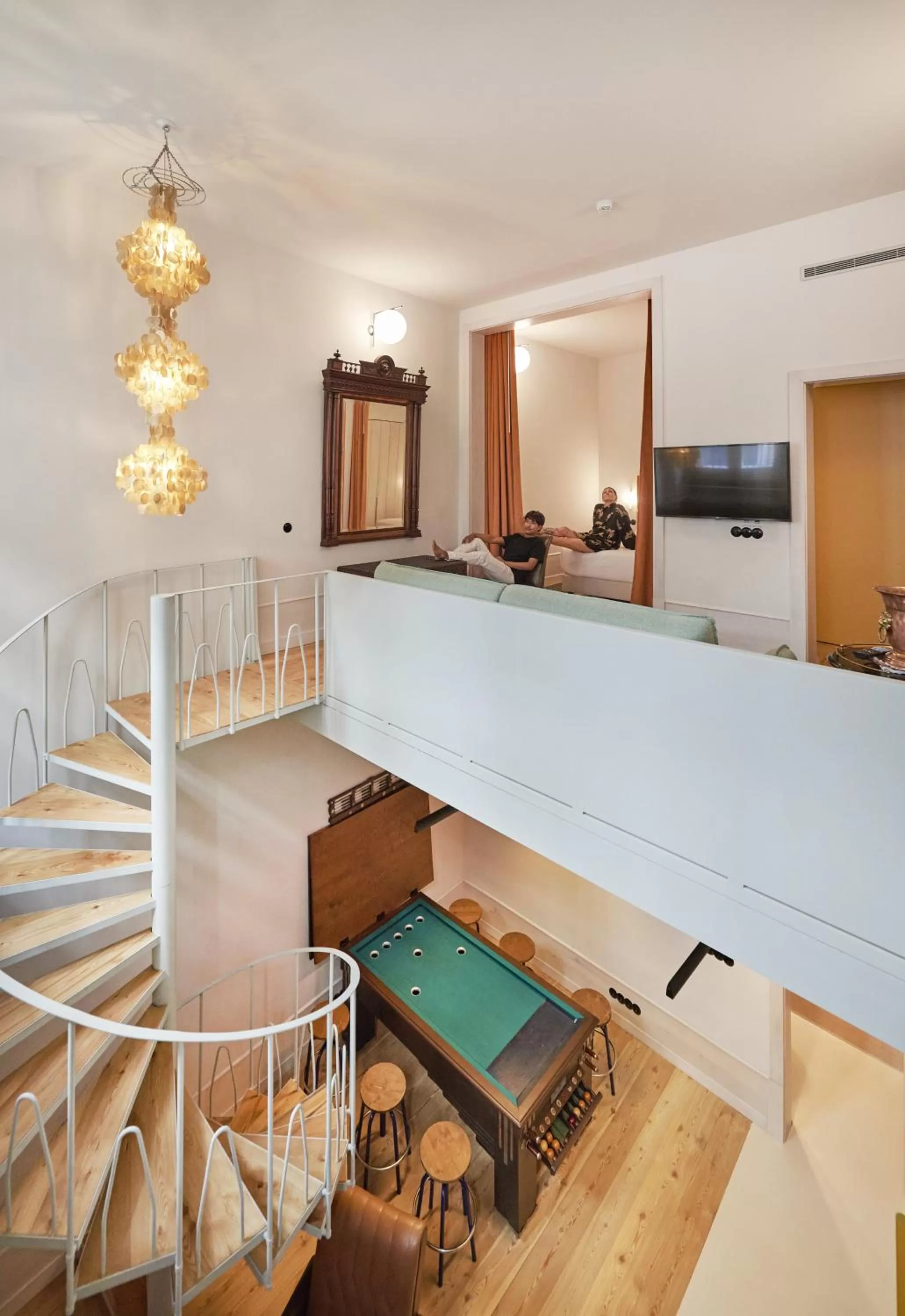 Kitchen or kitchenette in Cais Urban Lodge