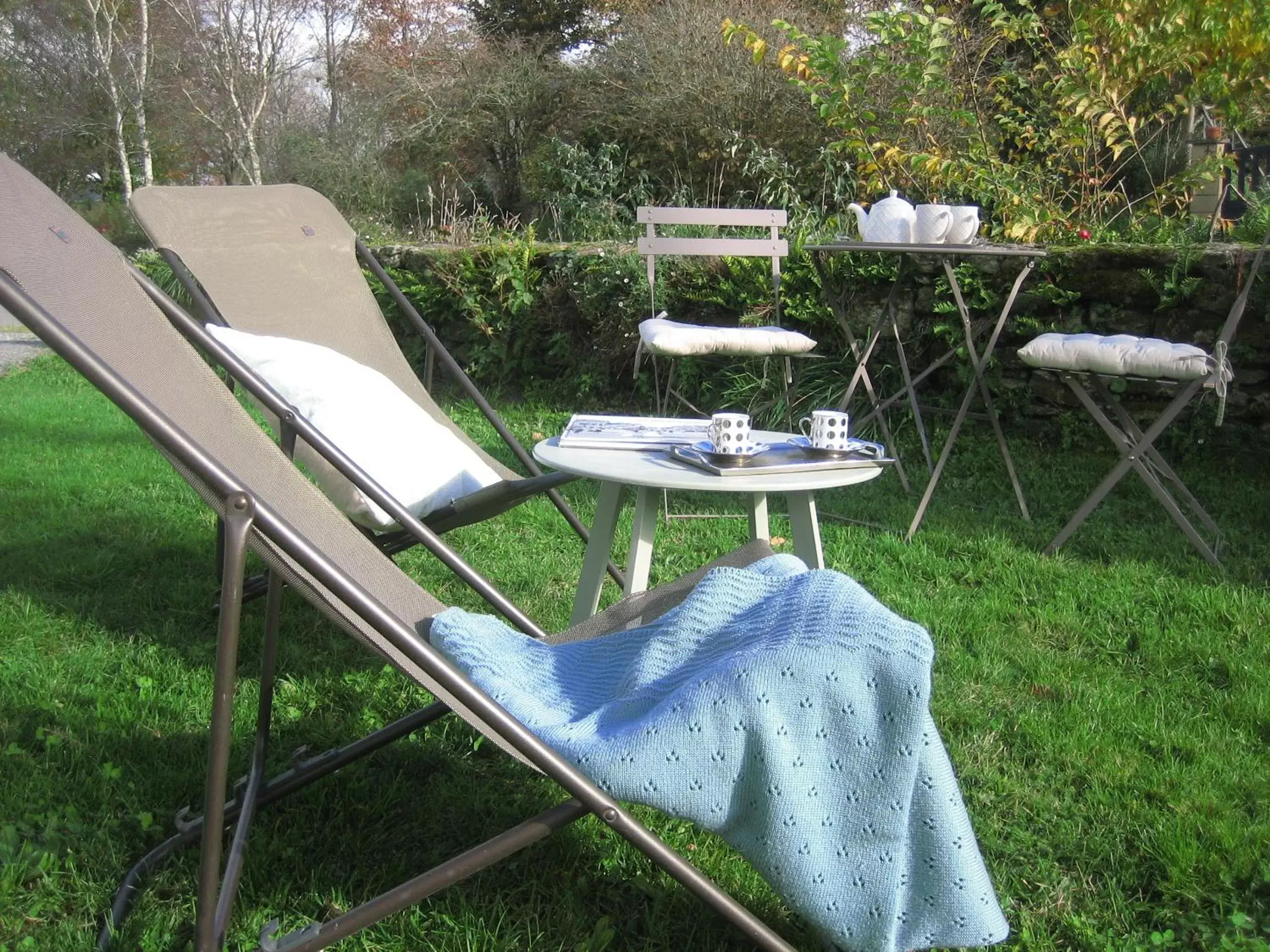 Garden in AGATHE chambres d'hôtes