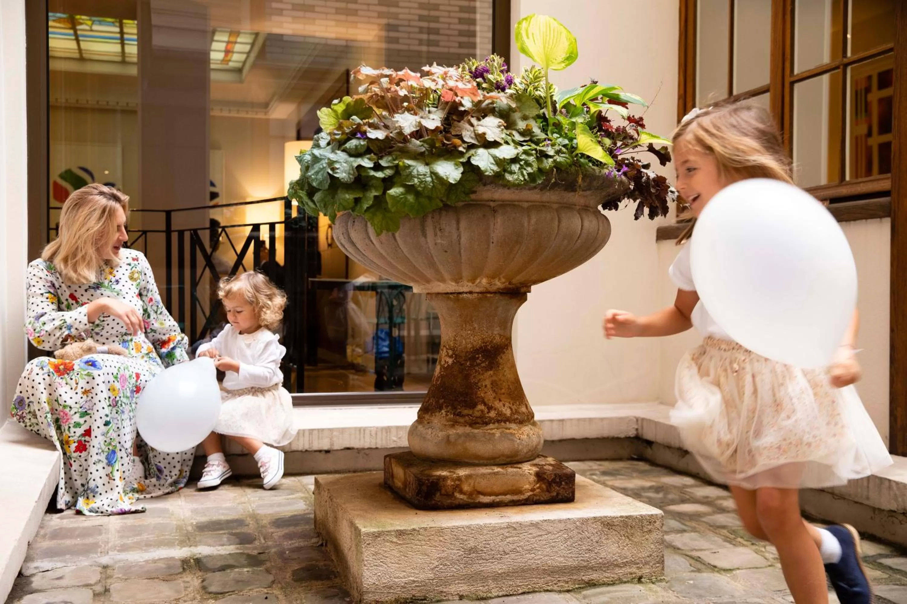 Patio in Hotel Duminy-Vendome