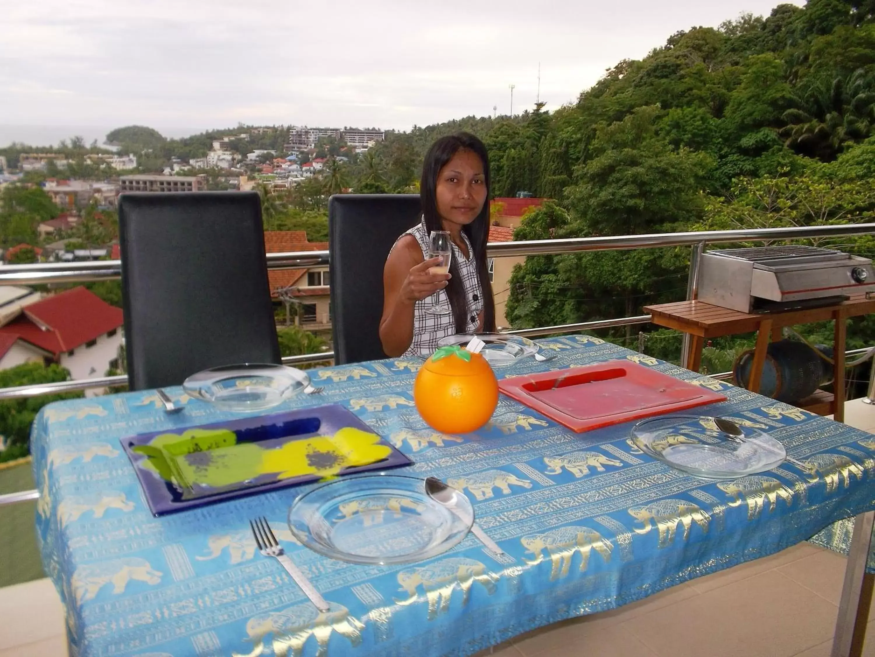 Balcony/Terrace in Mountain Seaview Luxury Apartments