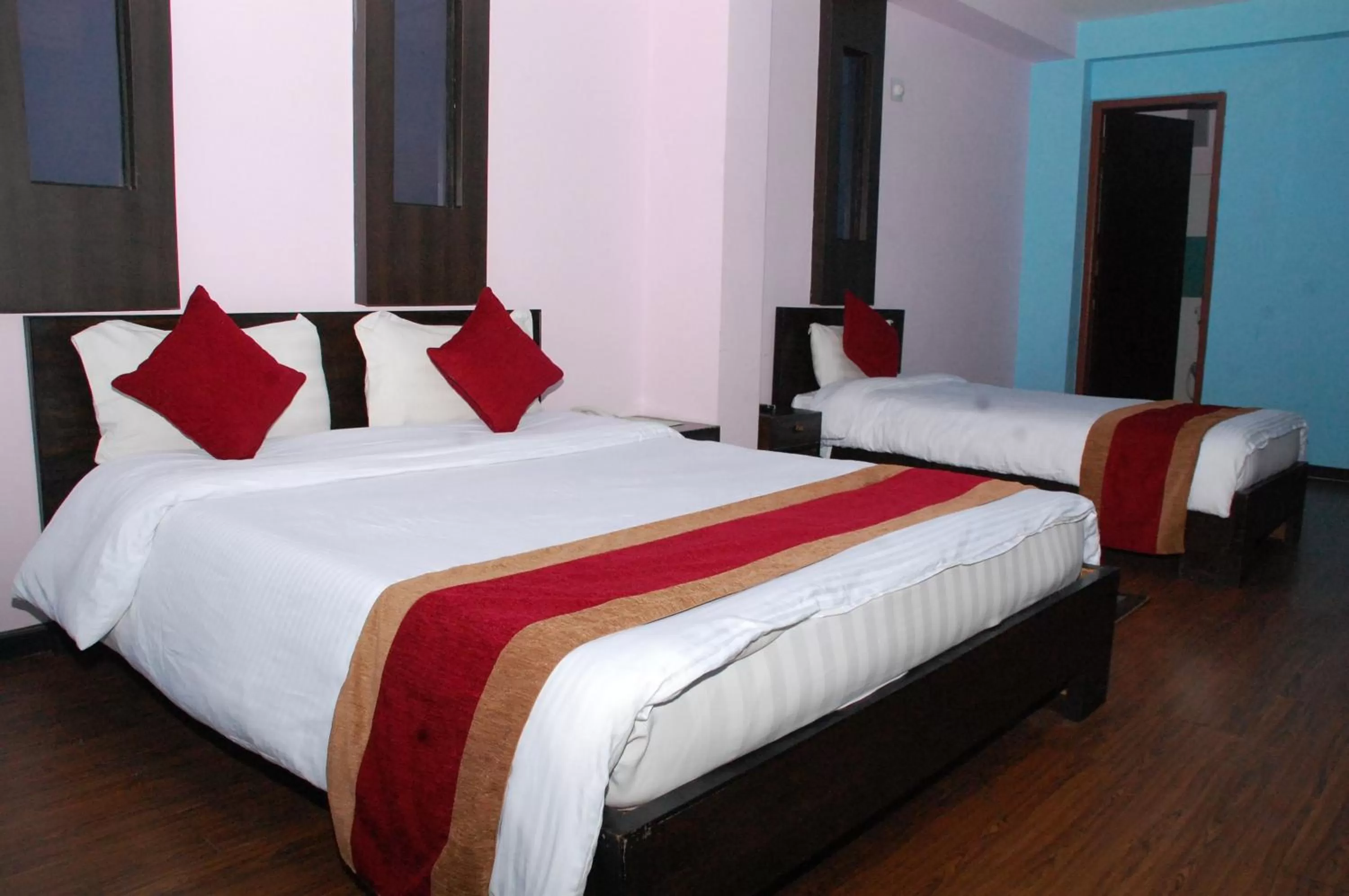 Bed in Hotel Family Home