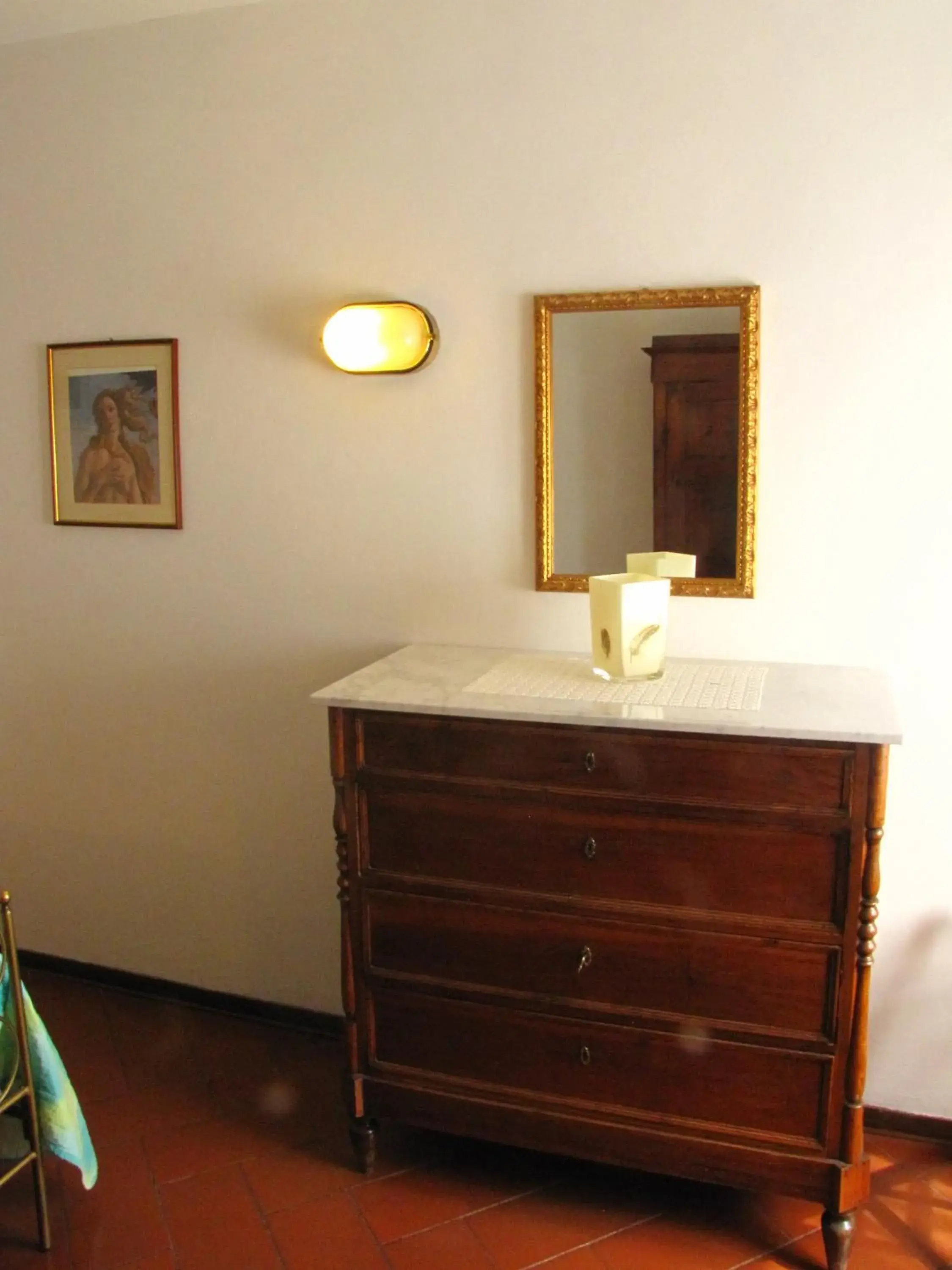 Bedroom, Coffee/Tea Facilities in Residence Casprini da Omero