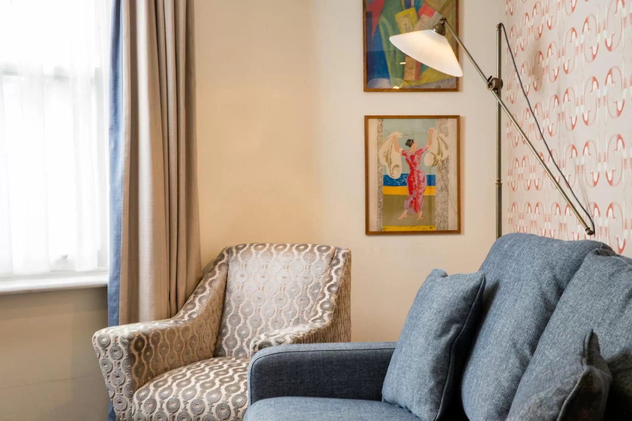 Living room in Morton Hotel