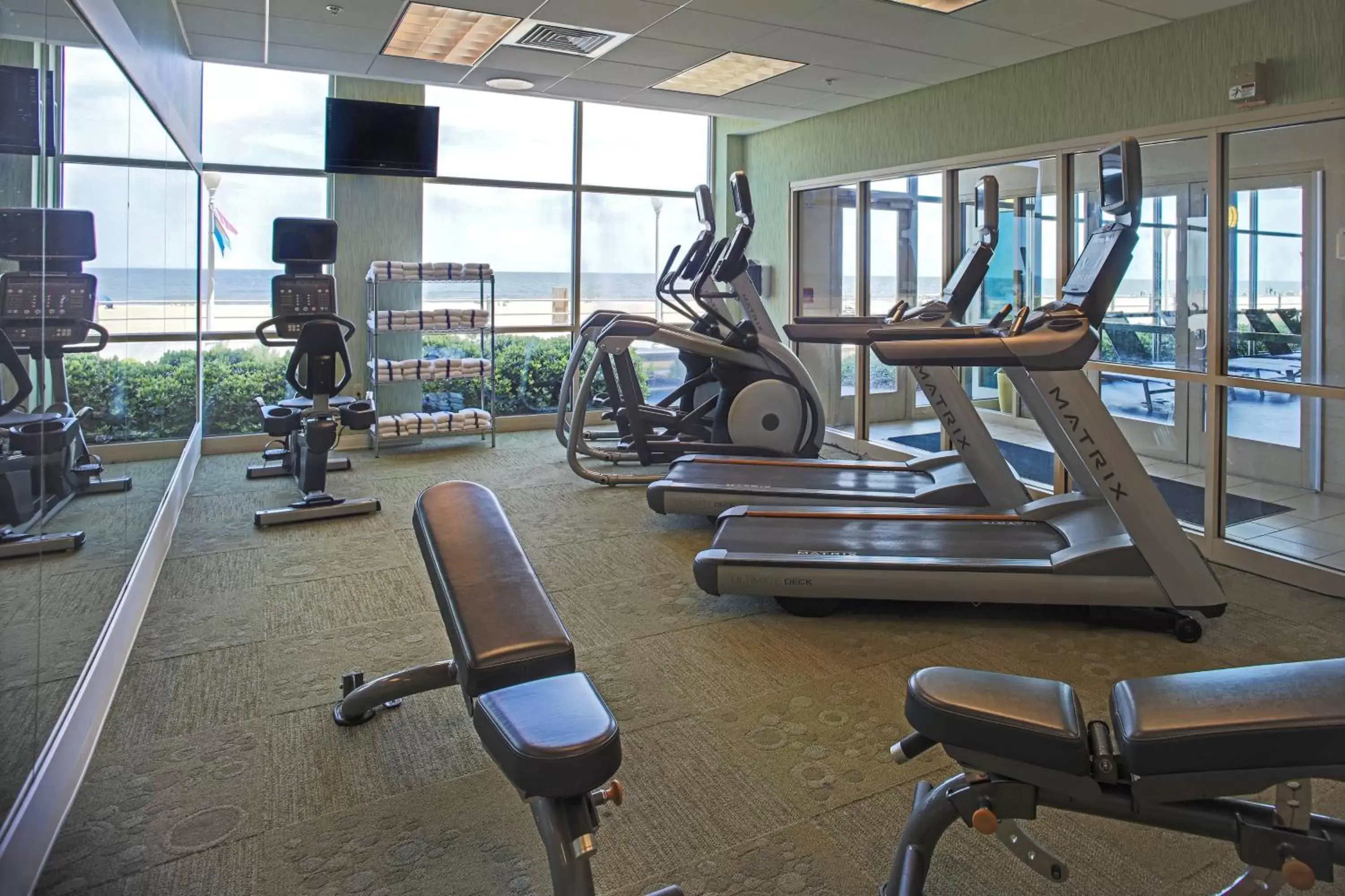 Fitness centre/facilities, Fitness Center/Facilities in SpringHill Suites by Marriott Virginia Beach Oceanfront