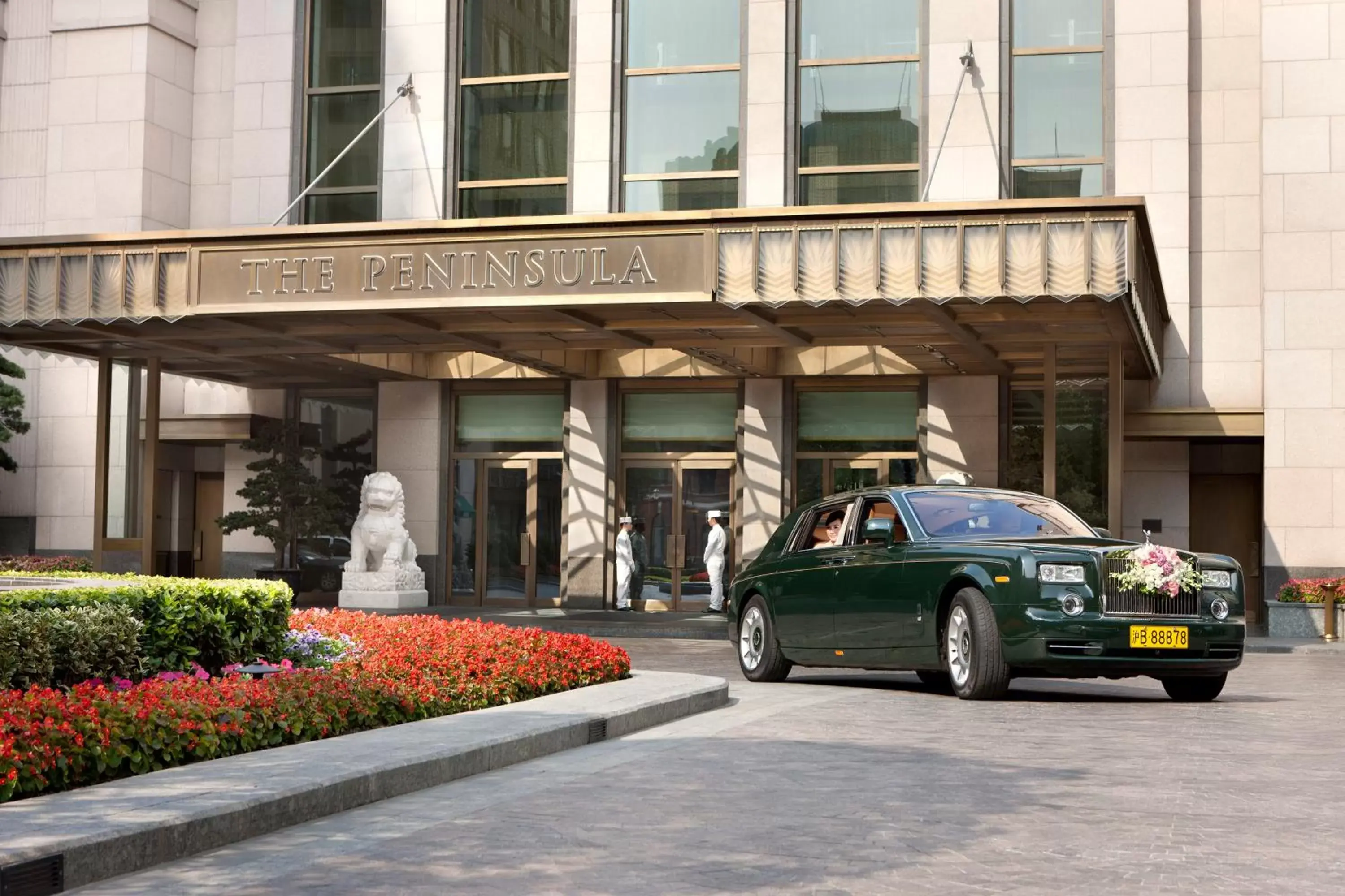 Facade/entrance, Property Building in The Peninsula Shanghai