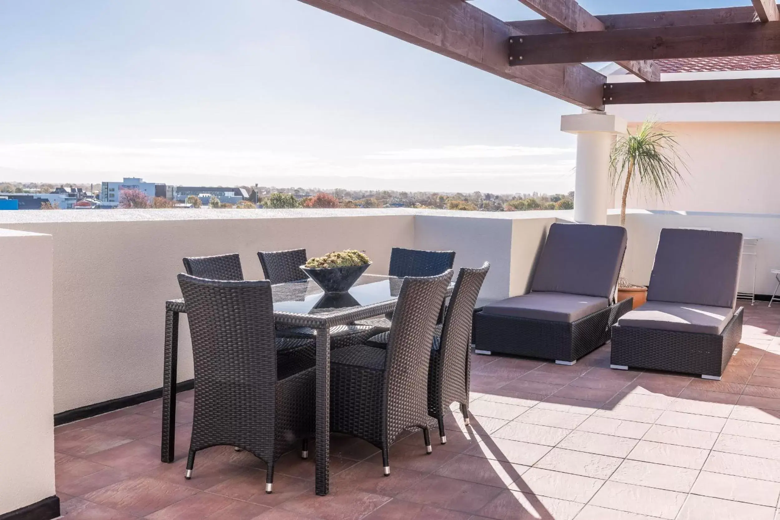 Balcony/Terrace in Fino Hotel & Suites