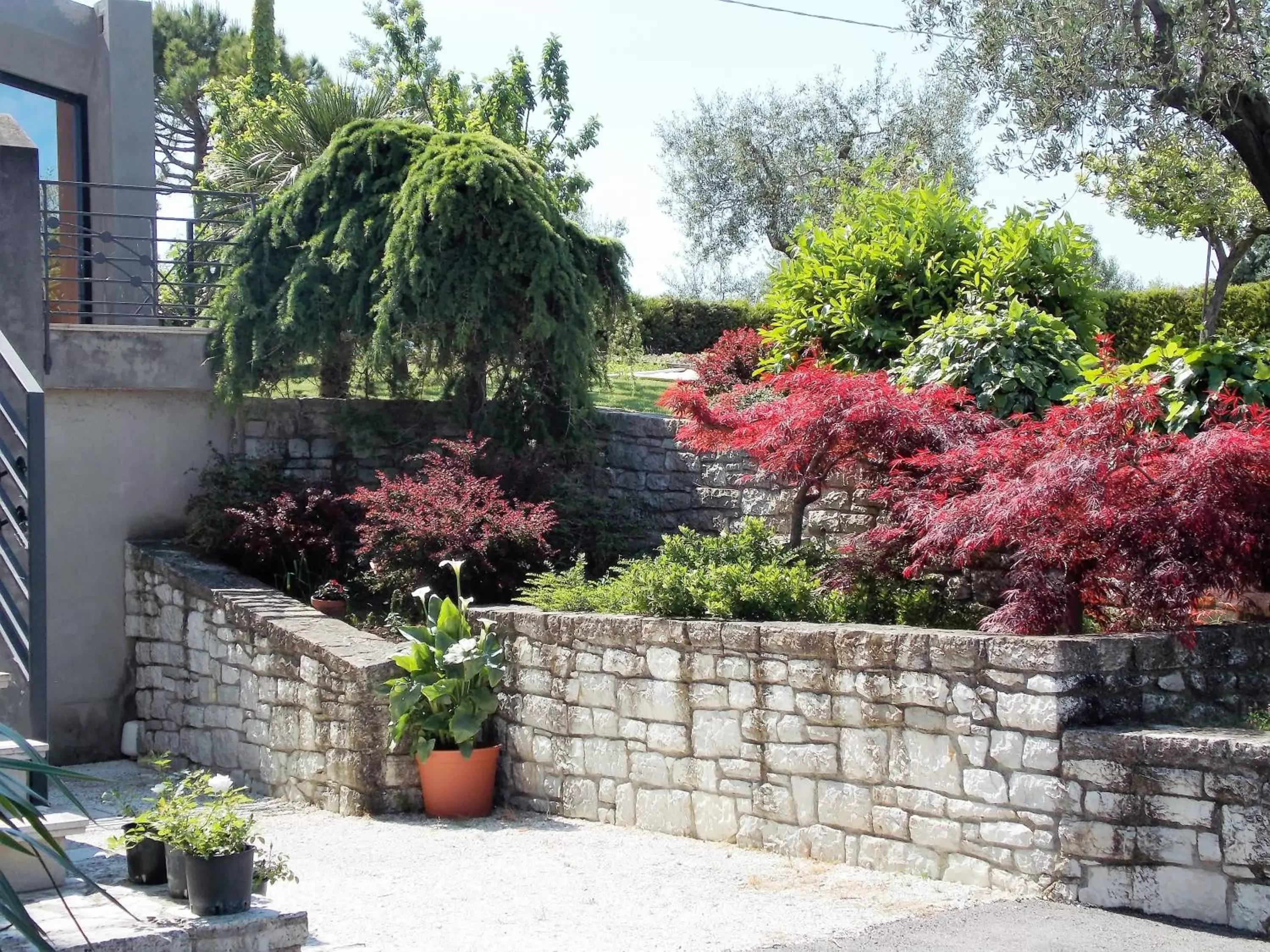 Garden view in B&B La Torretta