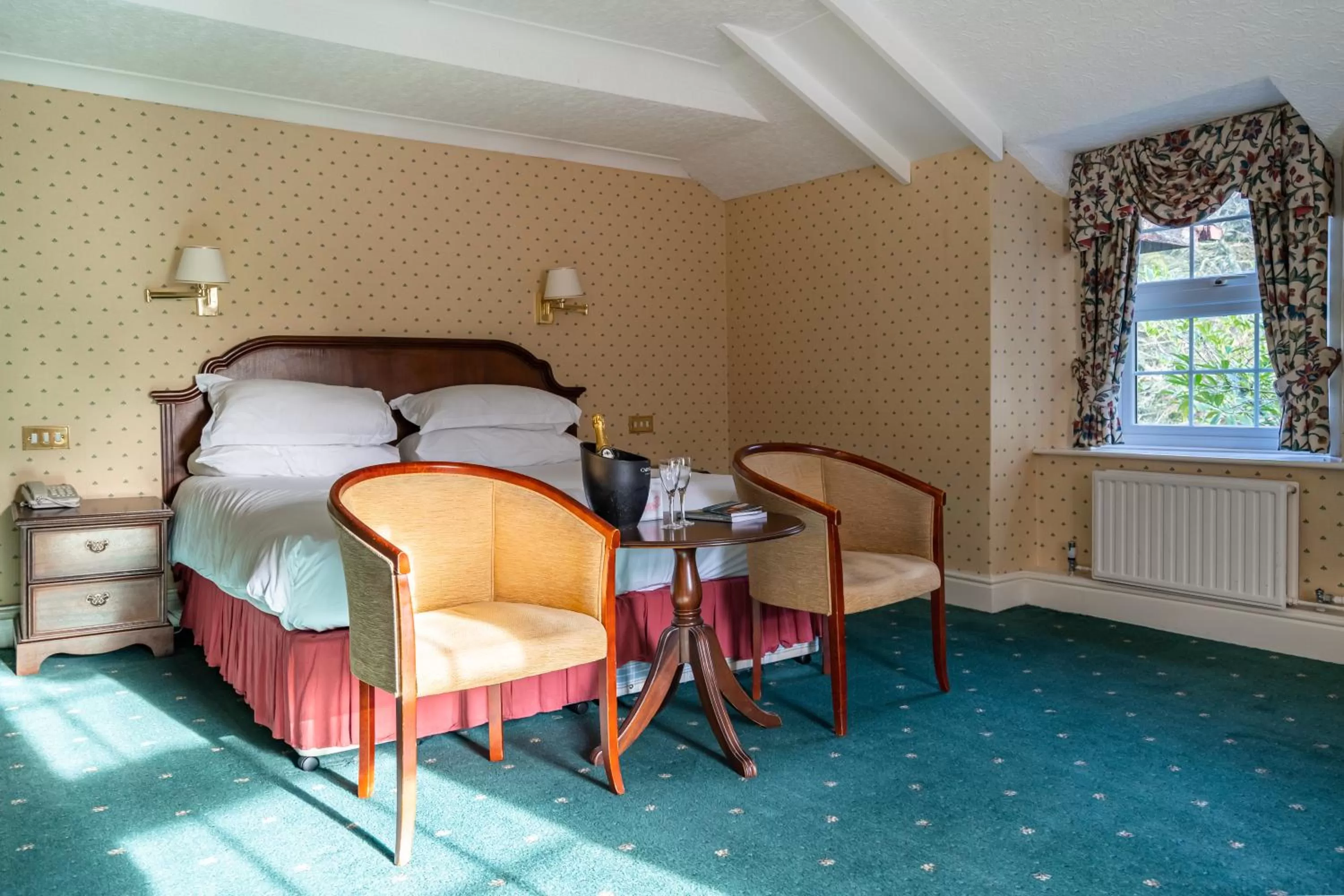 Photo of the whole room, Bed in Budock Vean Hotel and Spa