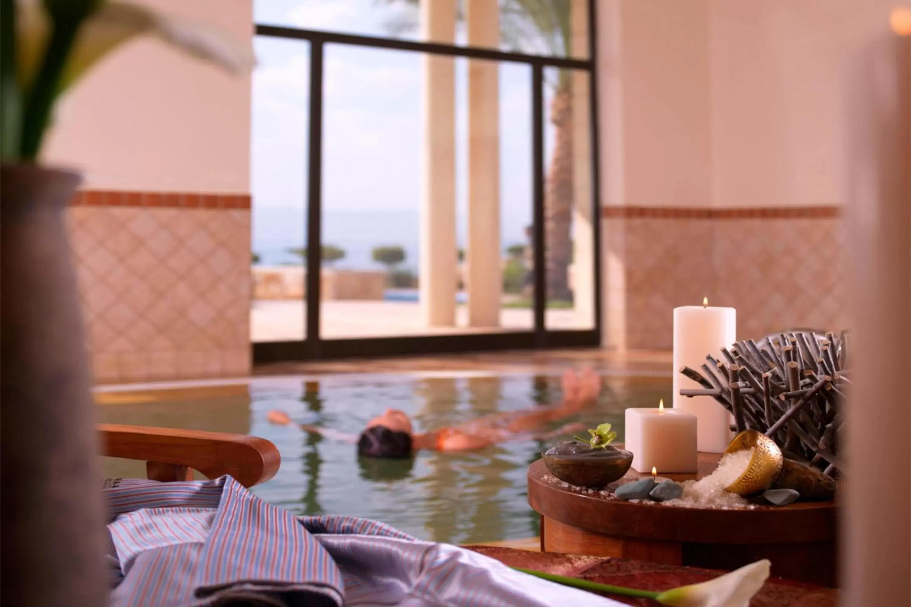 Swimming pool in Dead Sea Marriott Resort & Spa